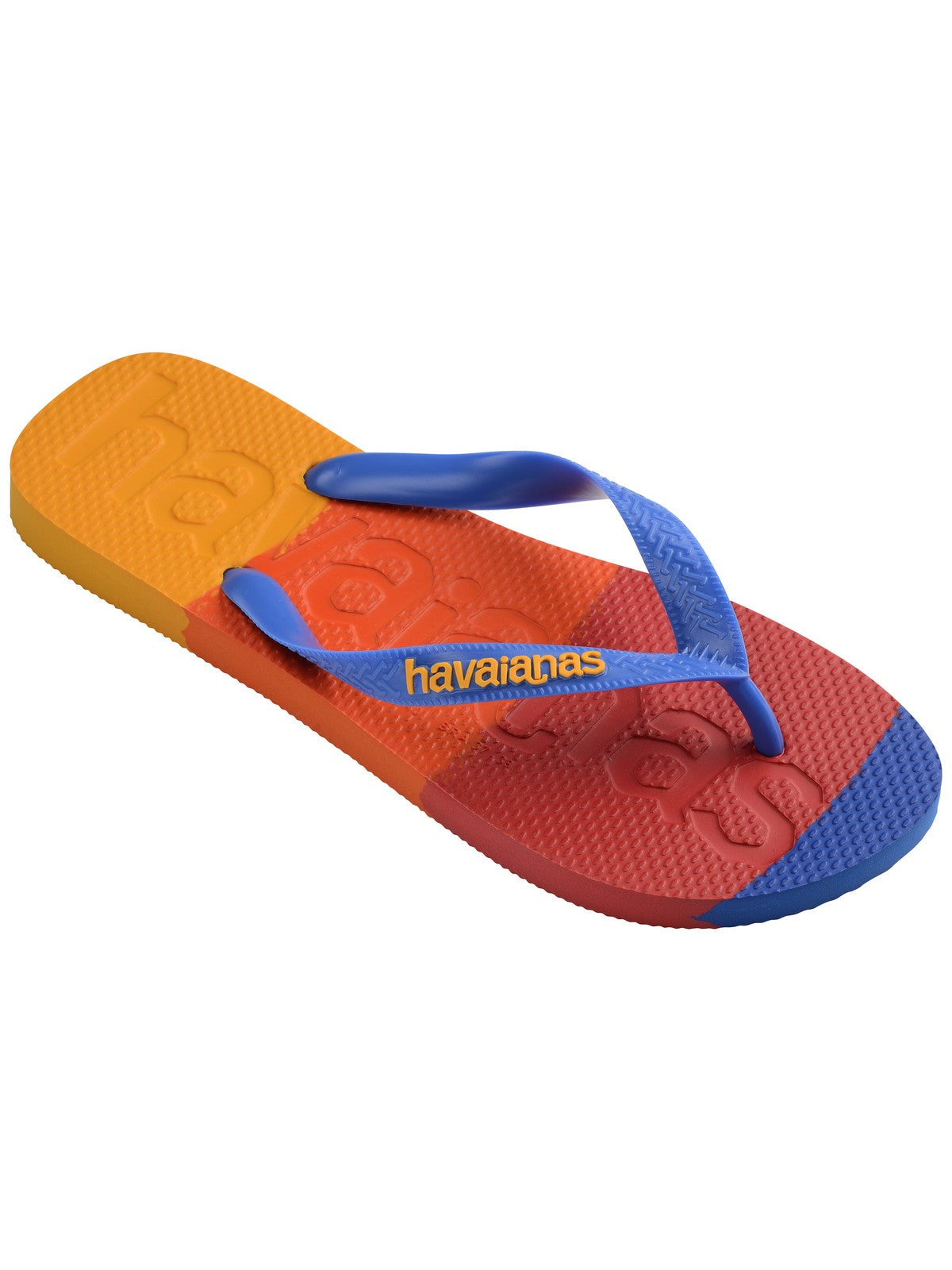 HAVAIANAS Tongs pour hommes Hav. Top logomanie couleurs II 4147526.3847 bleu