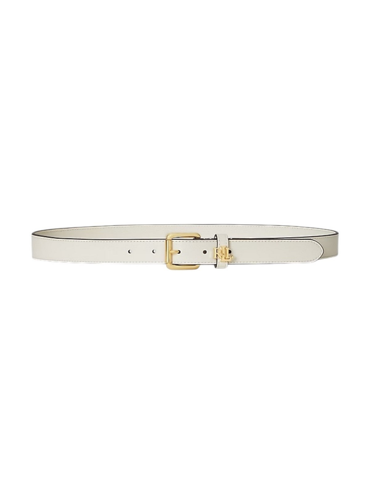 LAUREN RALPH LAUREN Cintura Donna LGO KPPER 25-BELT-SKINNY 412968763 010 SOFT WHITE/PB