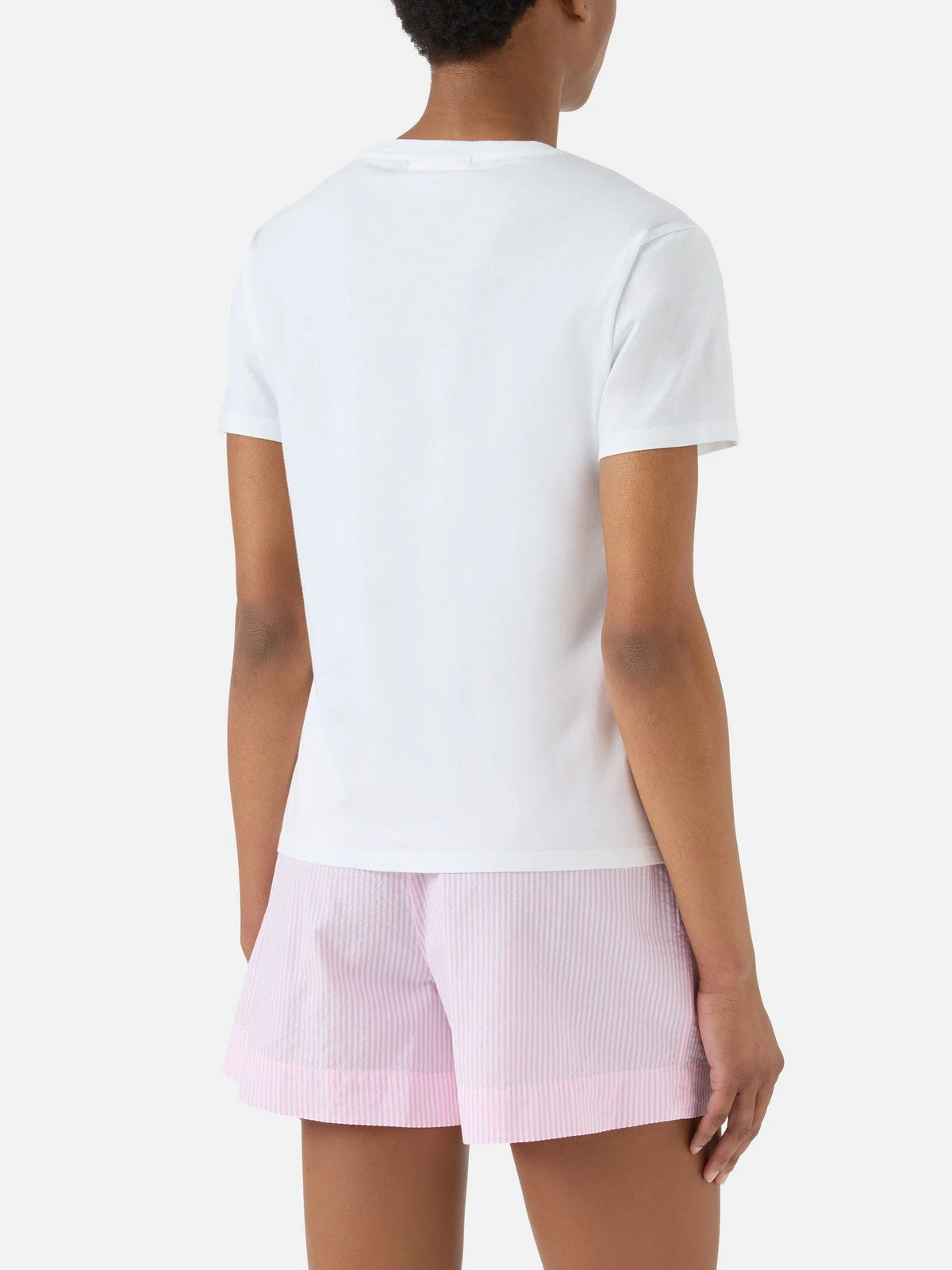 MC2 SAINT BARTH T-shirt Donna  EMILIE 09624L GIRLS JUST WINE 01N EMB