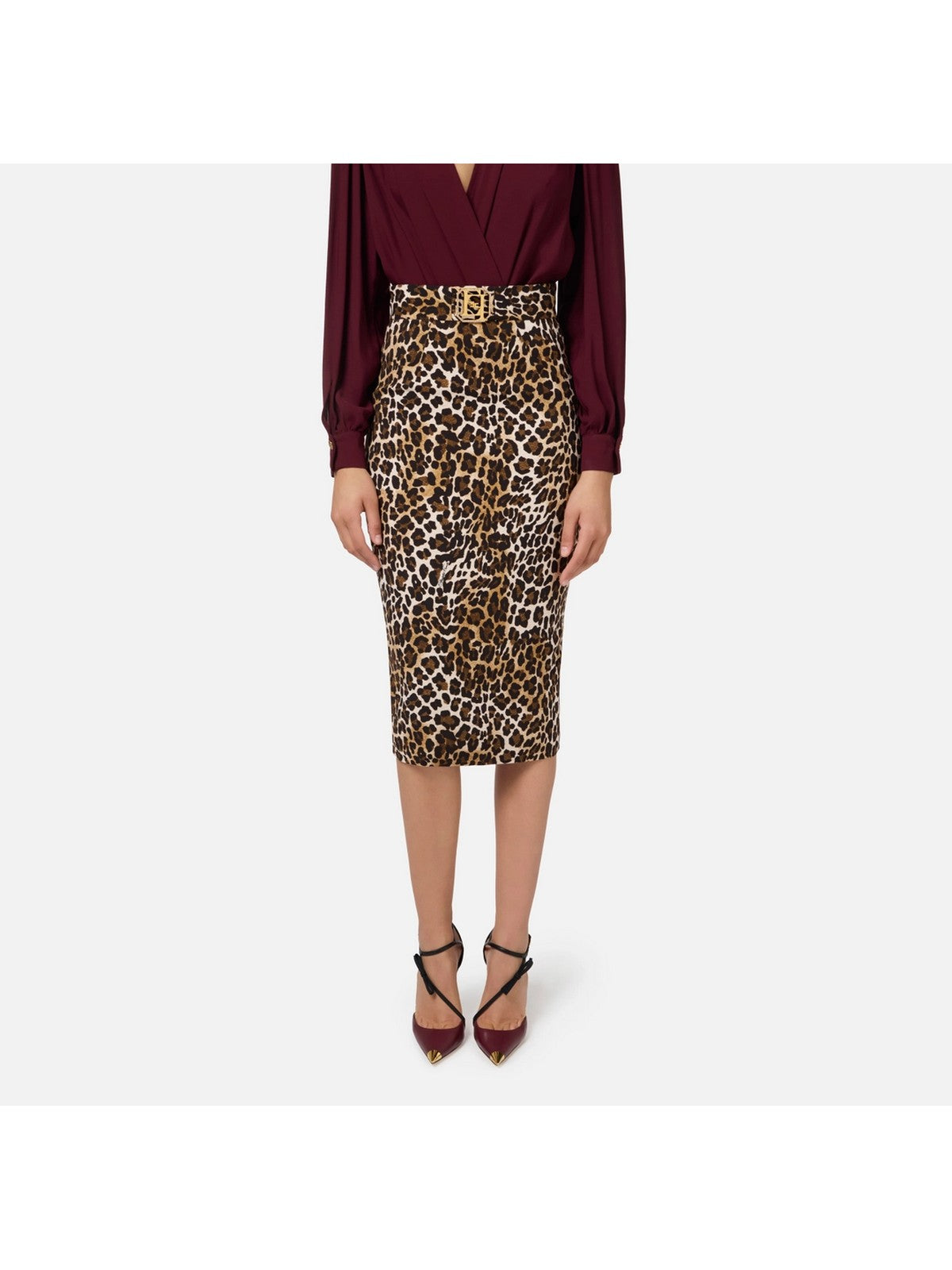 ELISABETTA FRANCHI Woman skirt Go06947E2 B85 brown