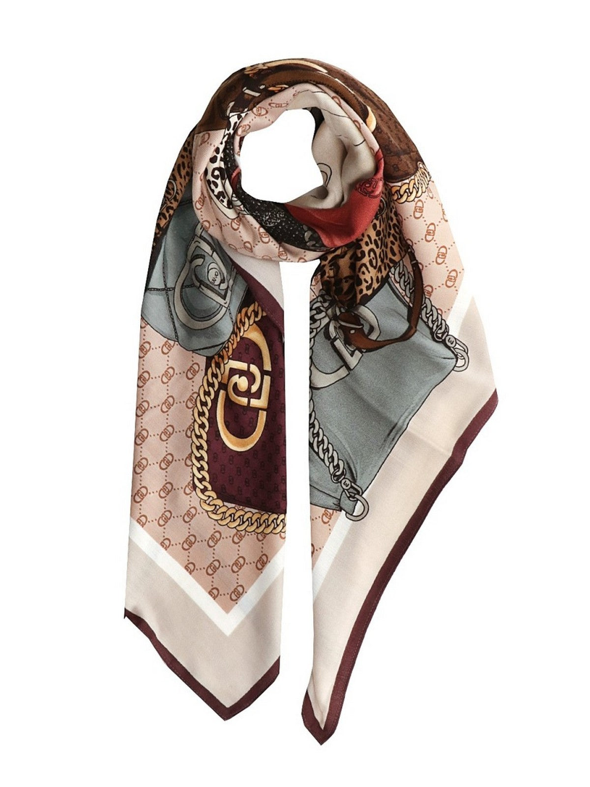 LIU JO SOFT Foulard Donna  2F4103T0300 00005 Beige gioboutiqueweb