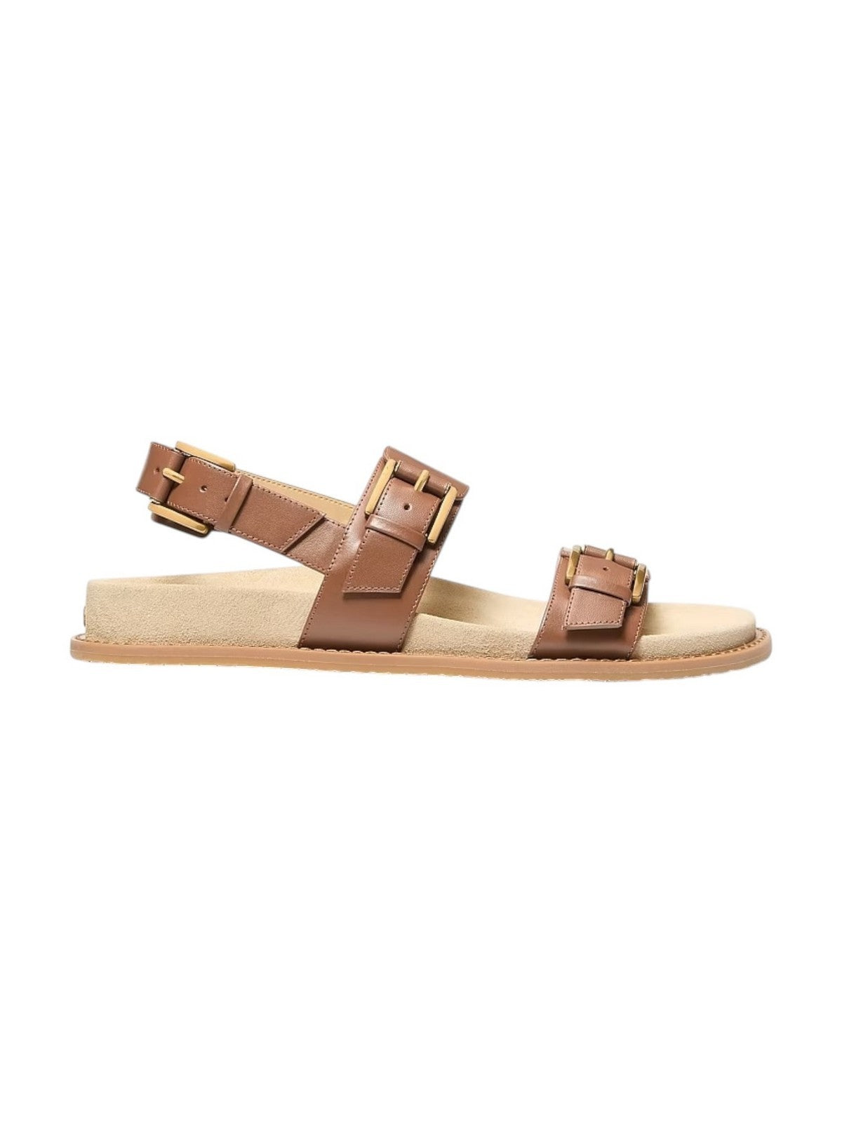 MICHAEL KORS Sandalo Donna NIA FLAT SANDAL 40S6NIFS1D 230 LUGGAGE