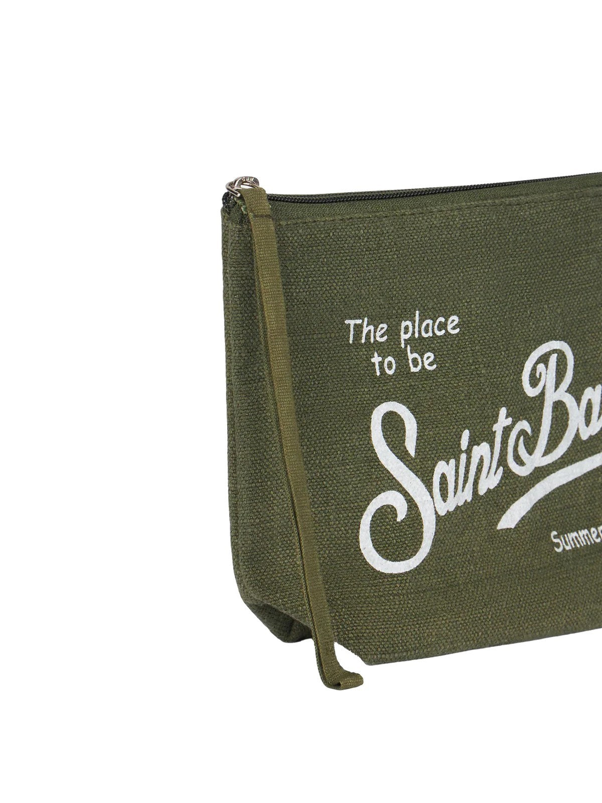 MC2 SAINT BARTH Pochette Donna  ALINE LINEN 00144L LINEN 52 MILITARY