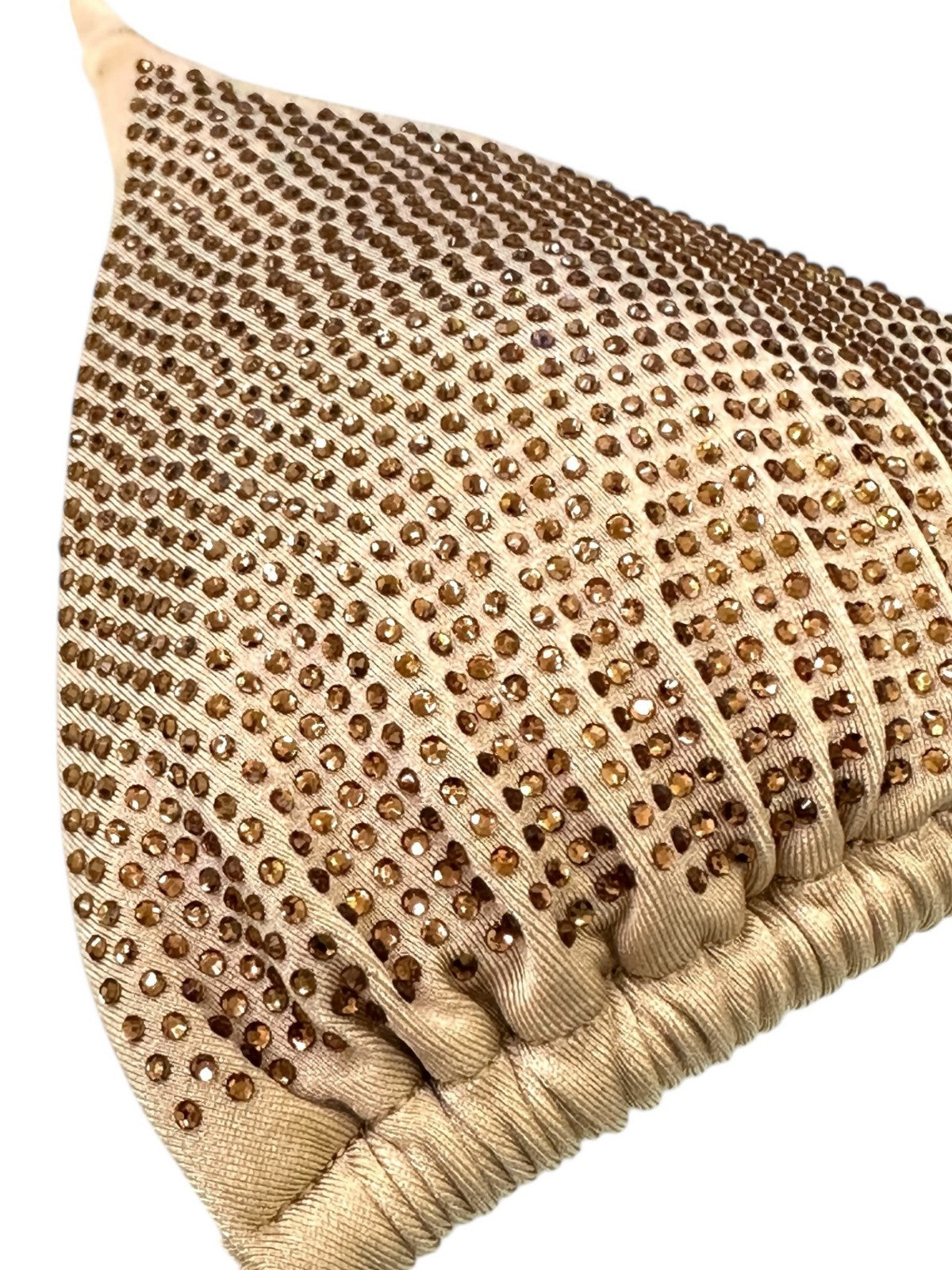 MC2 SAINT BARTH Costume da bagno Donna  ANNABELLE 05811H SHINY STRASS GOLD gioboutiqueweb