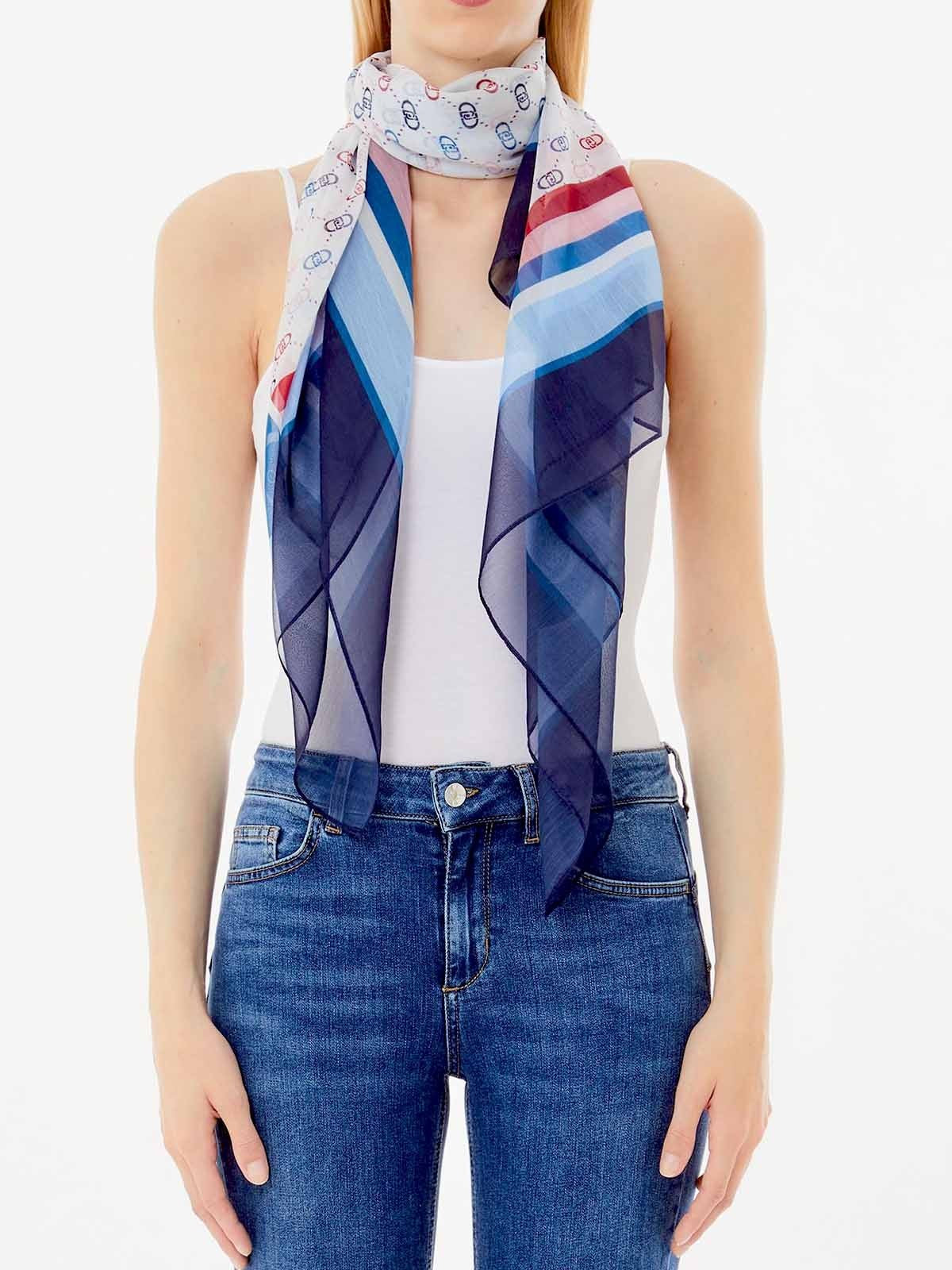 LIU JO SOFT Foulard Donna  2A5042T0300 X0234 Laguna blue