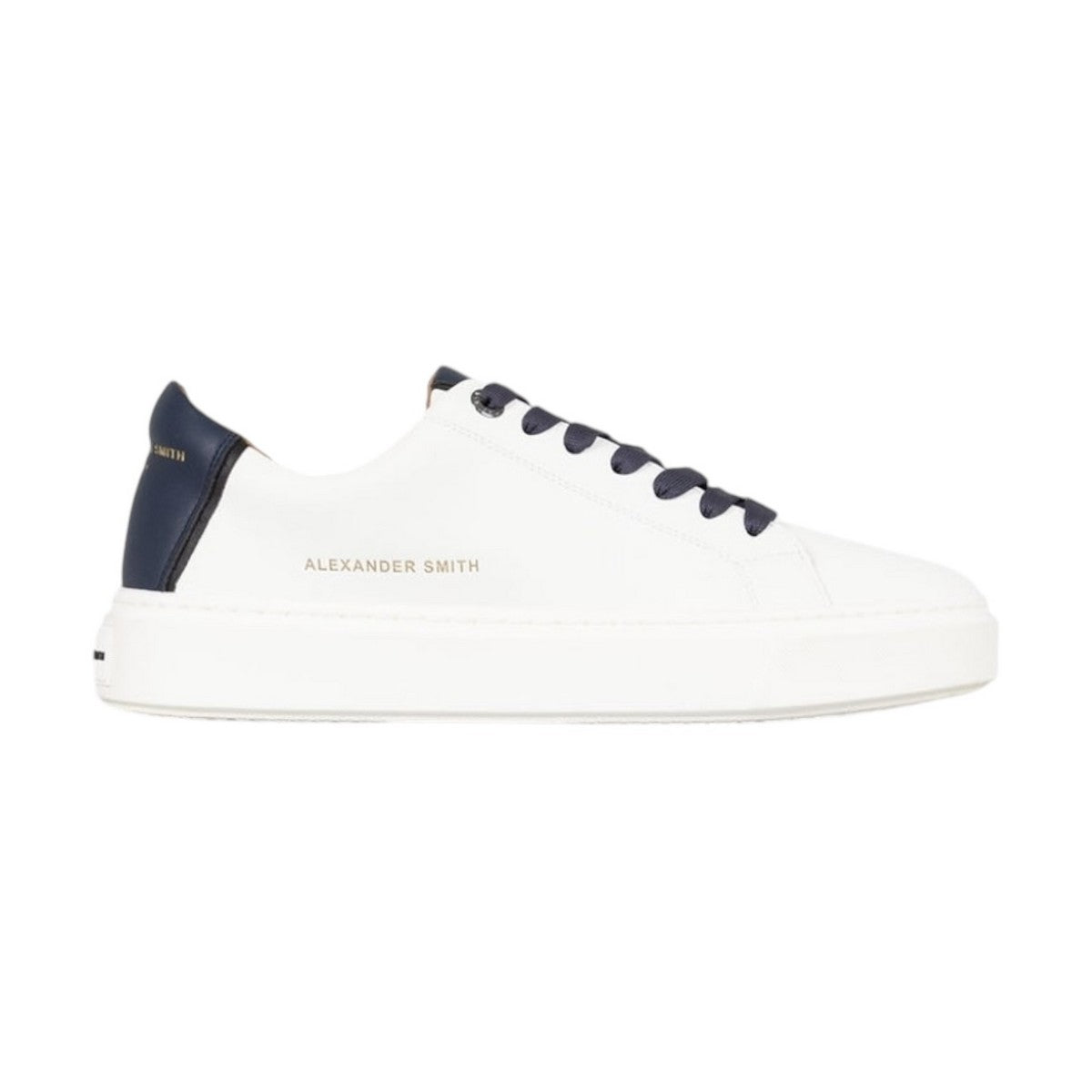 Scarpe Alexander Smith Uomo Adidas Stan Smith White/navy Bianco