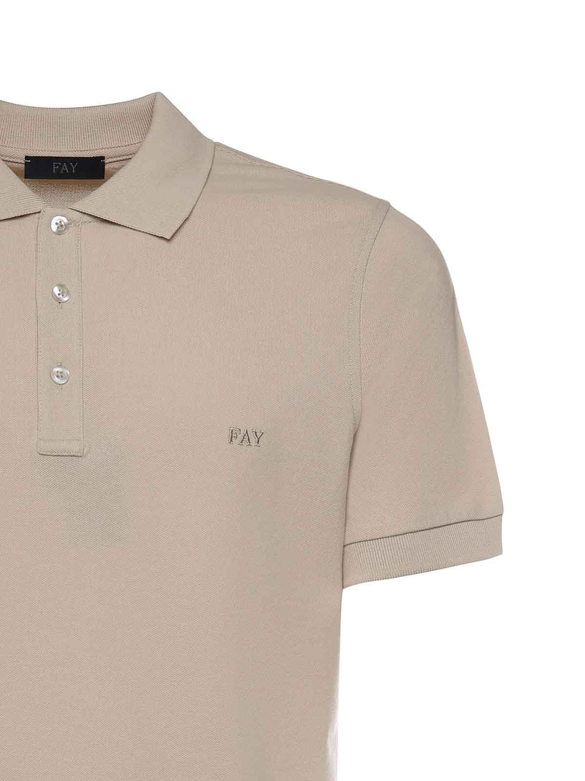 FAY Polo Uomo  NPMB252144STDWC002 Avorio