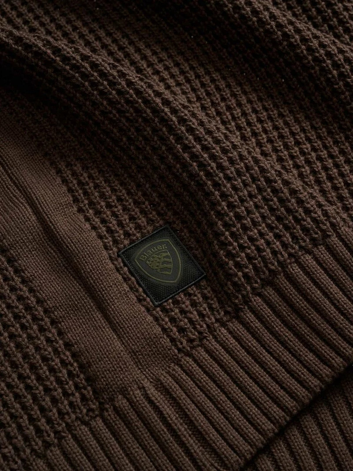 BLAUER Maglione dolcevita Uomo TROTTER 25WBLUM10064 007331 969 NERO OLIVA