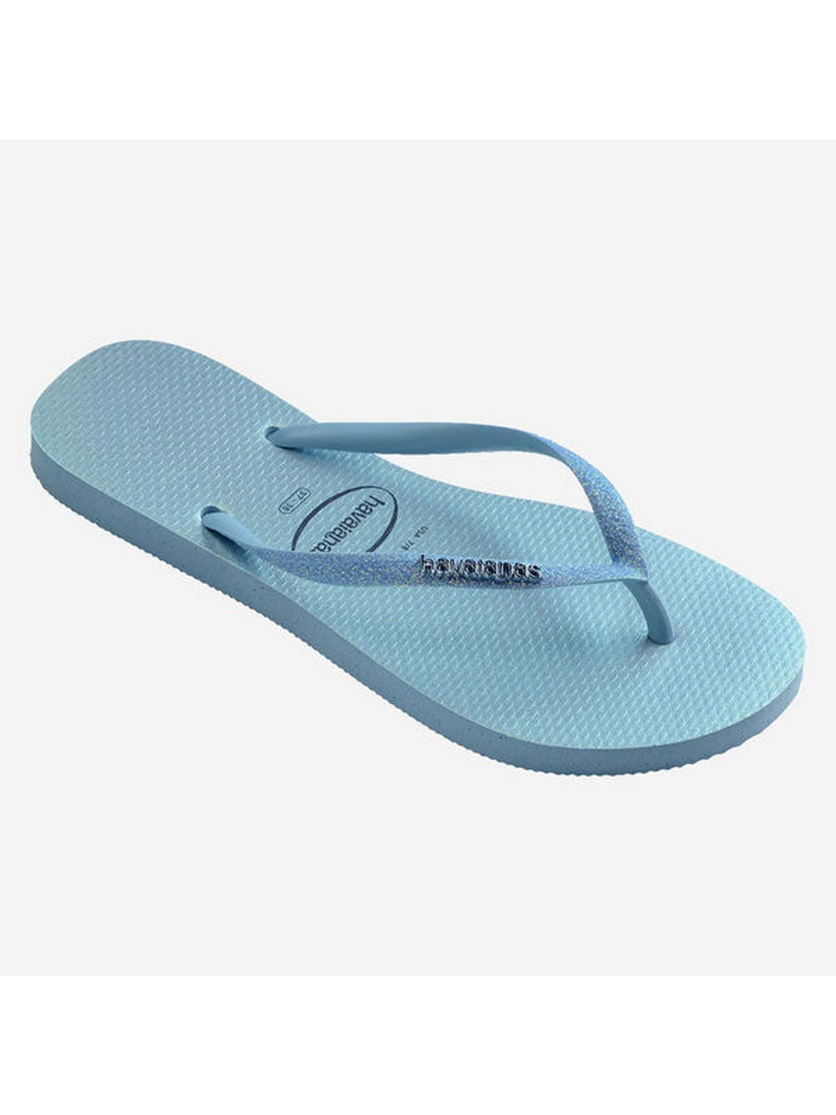 Havaianas Flip Flops Frau hav. Schlanker Glitzer Schillern 4148922.1056 Blau