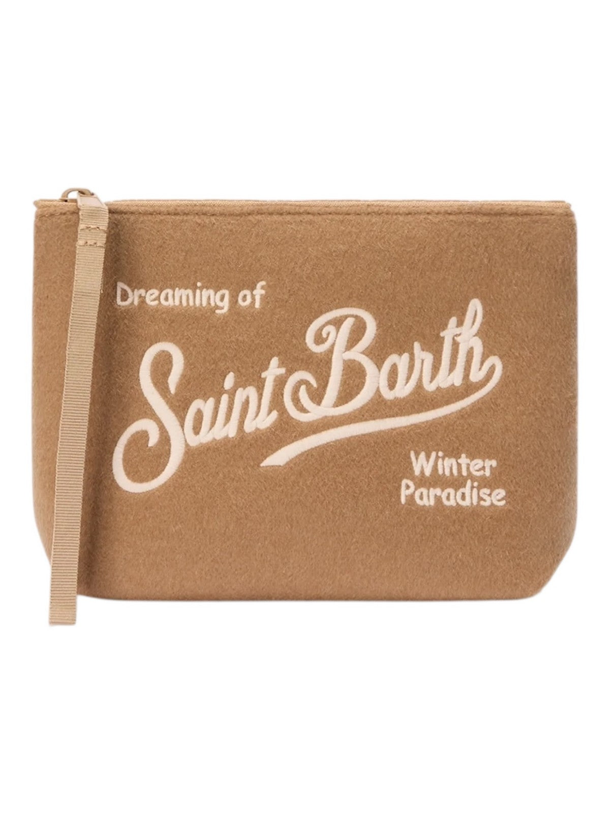 MC2 SAINT BARTH Pochette Donna  ALINE FELT 00163I BEIGE