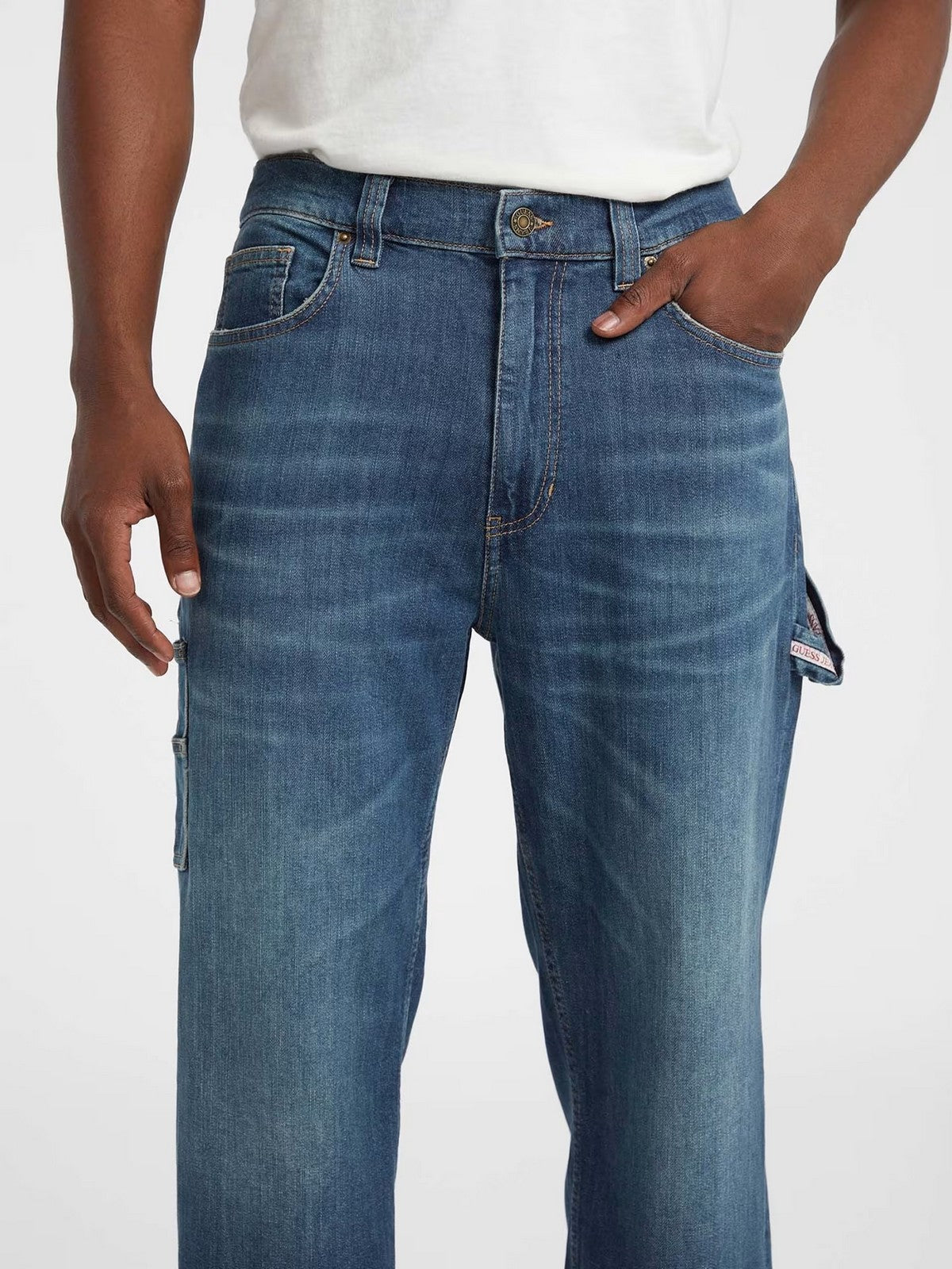 GUESS Jeans Uomo GJ G19 CARPENTER M5BA0D D002C GJEW GJ EPIC VINTAGE MEDI