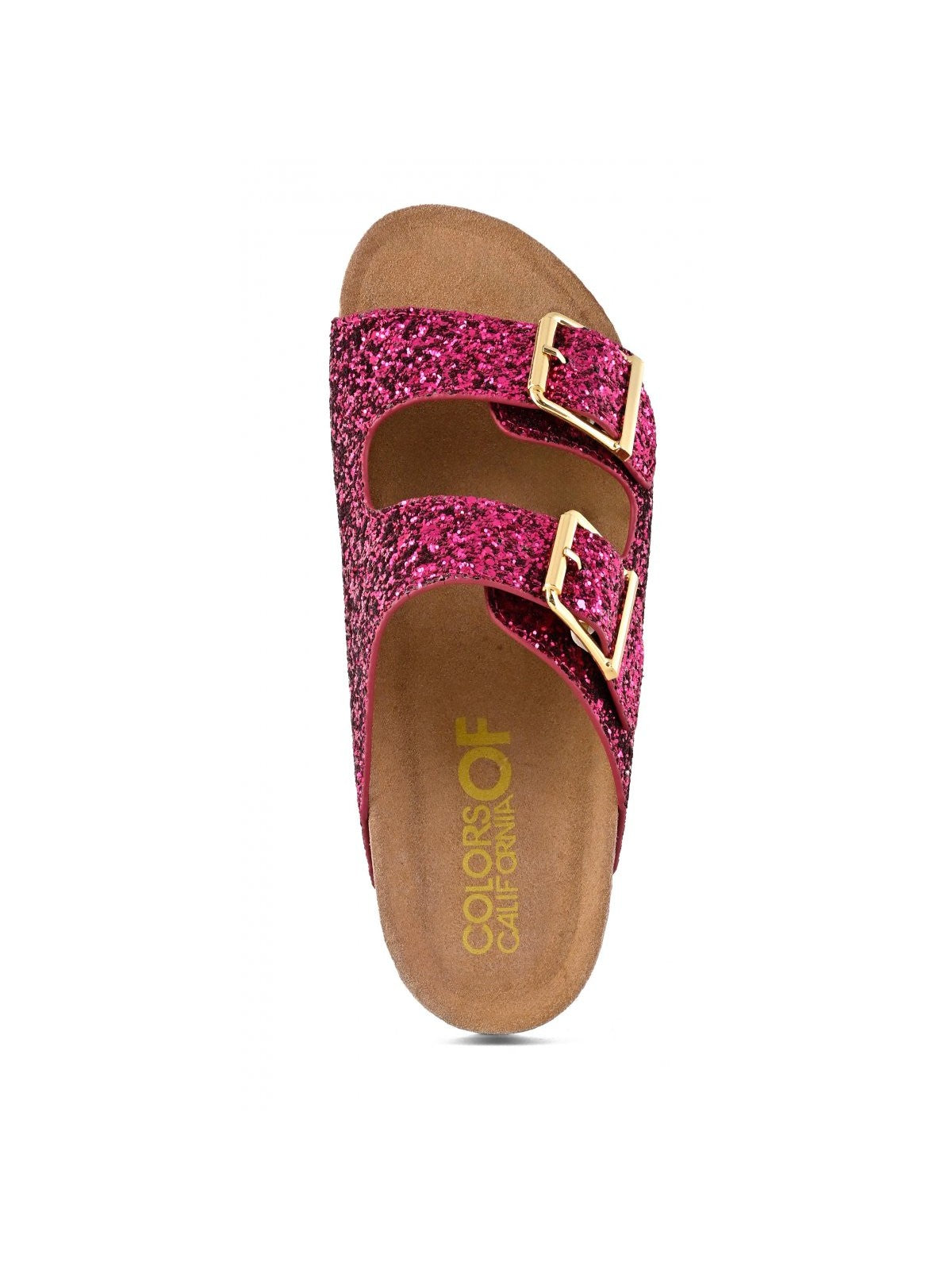 Colors of California Sandal Bio Glitter Heblas de metal HC.Bio35 Fux Rosa