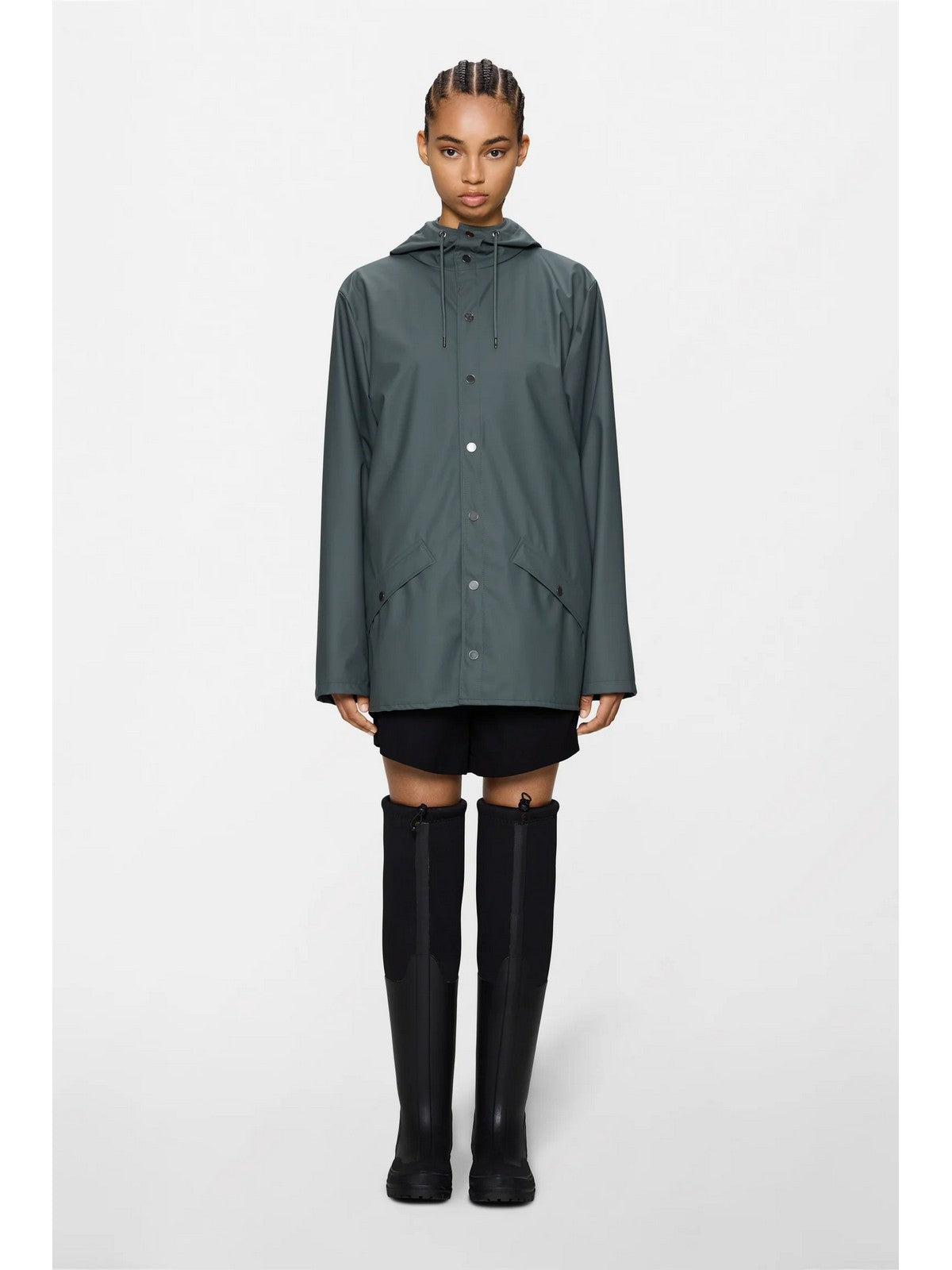 RAINS Giubbino Unisex adulto  12010 153 DARK GREY DARK GREY