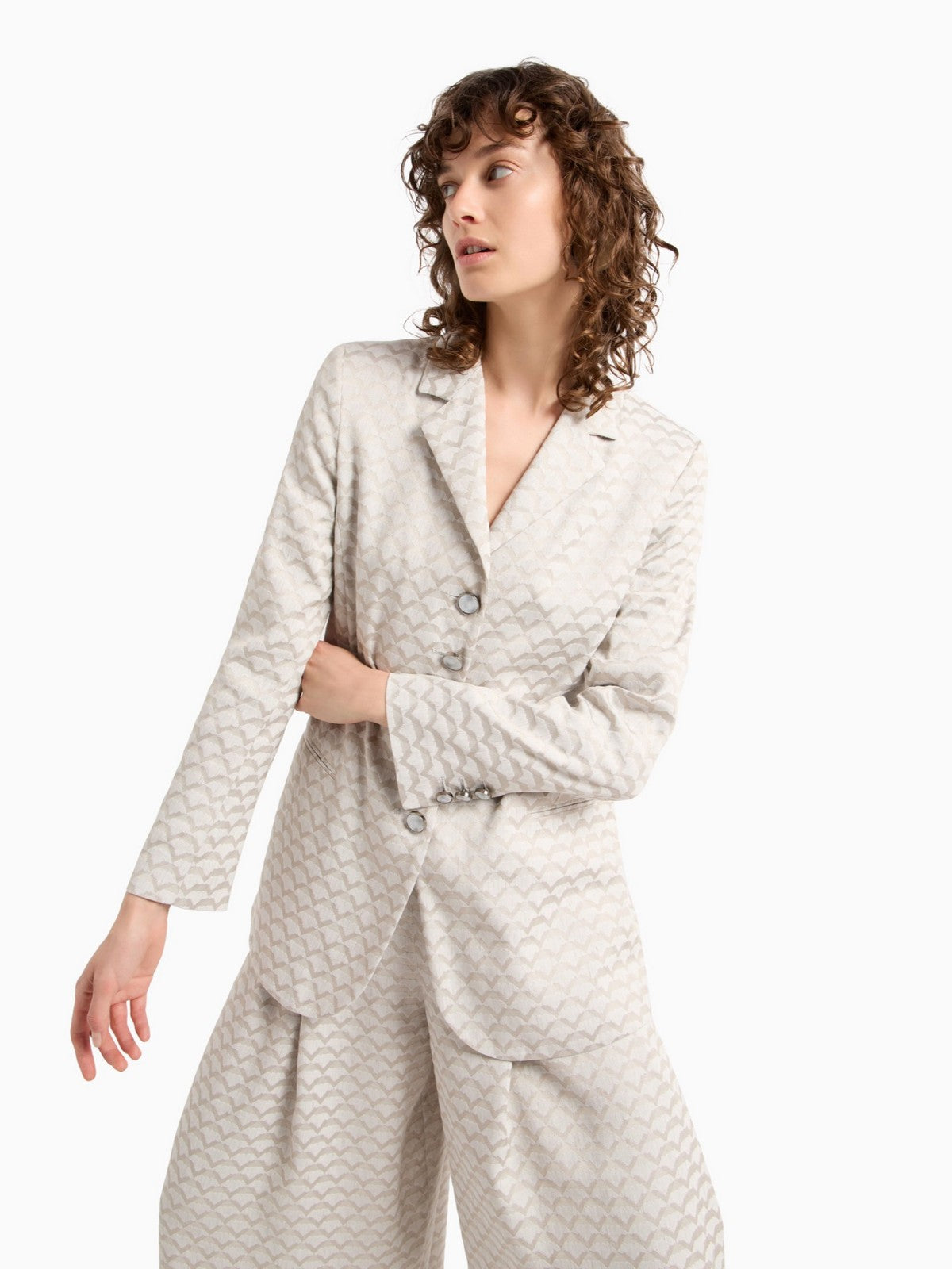 EMPORIO ARMANI Pantalone Donna  EW001580 TE14130 F1047 Beige