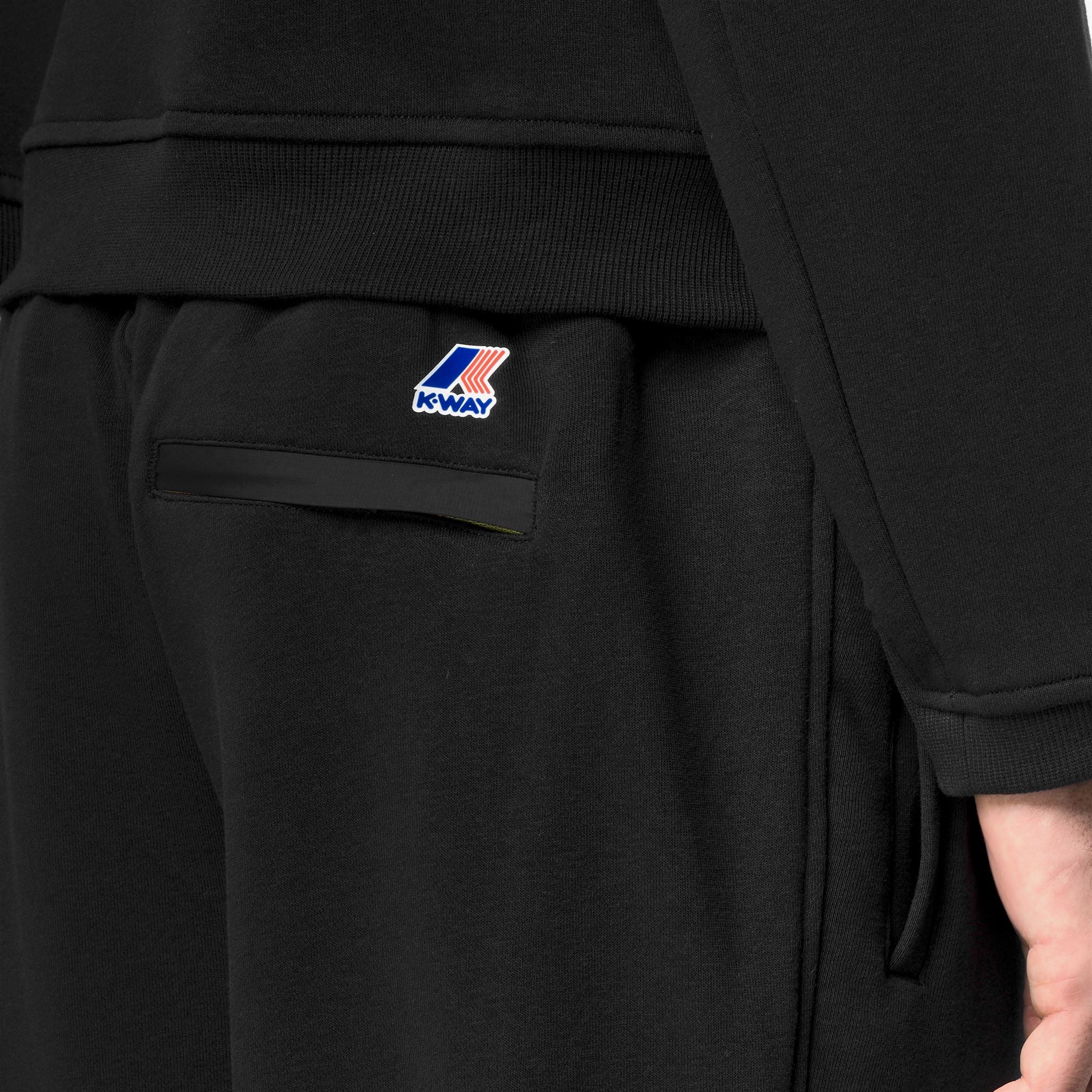 K-WAY Bermuda Uomo CASIMIR POLY COTTON K5138GW USY BLACK PURE