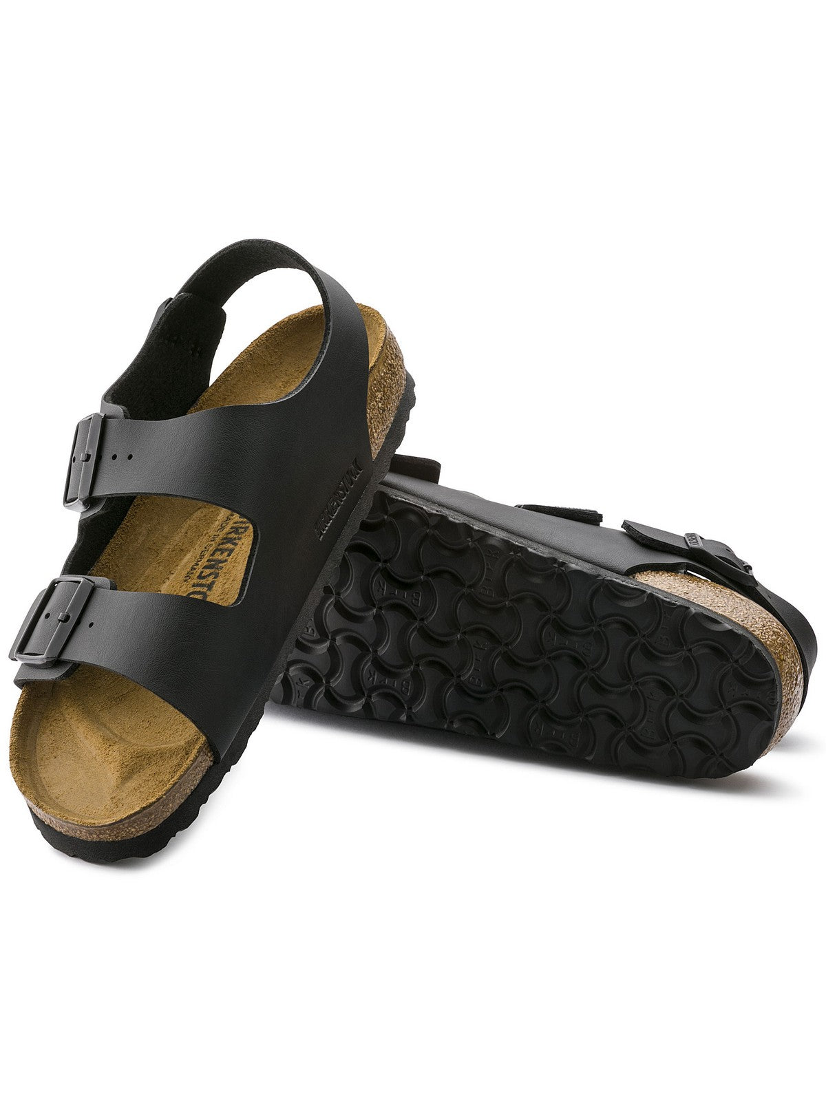 BIRKENSTOCK Sandale Homme Milan 034791 Noir