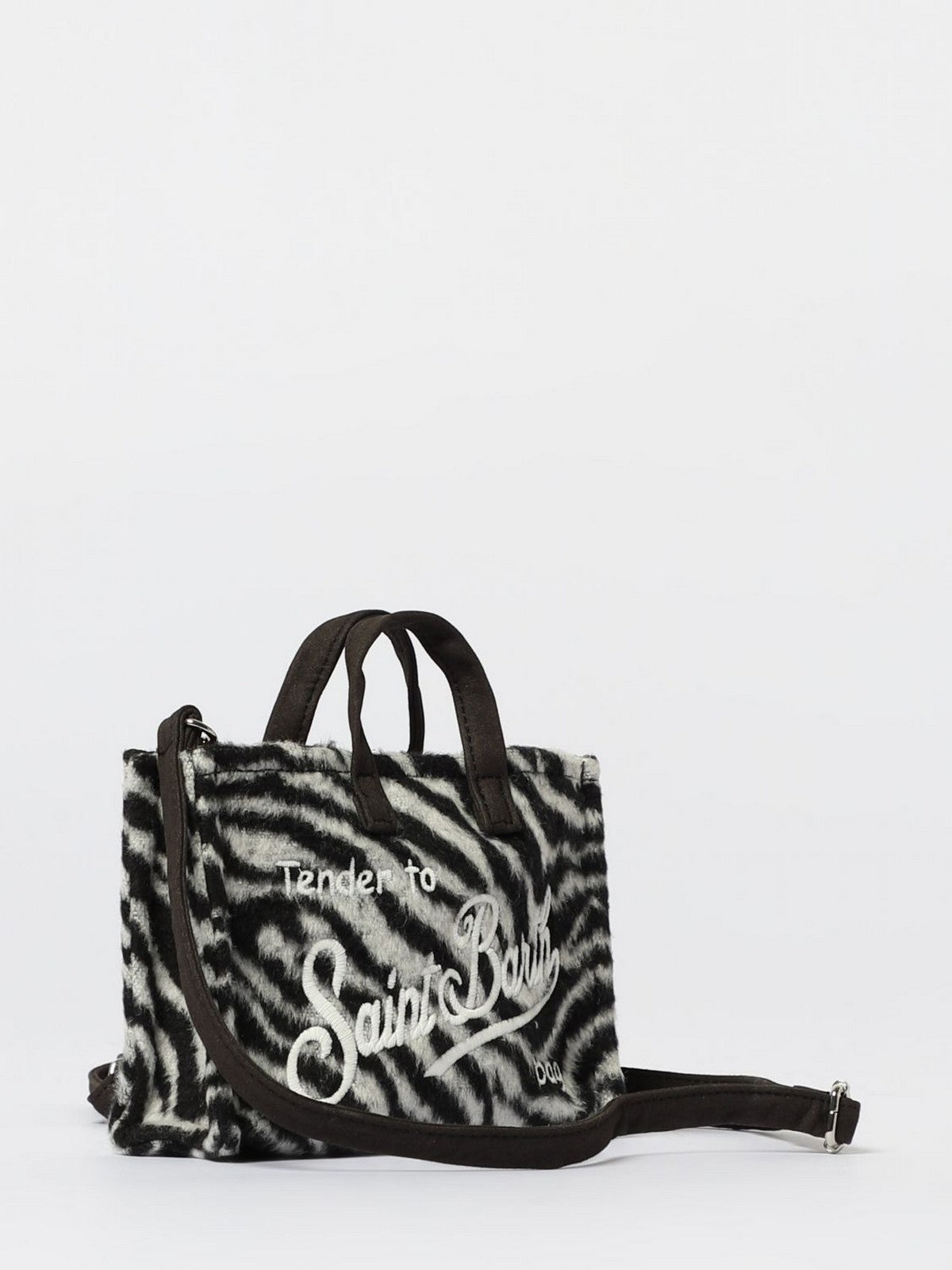 MC2 SAINT BARTH Pochette Donna  PHONE BAG FELT 00269I ZEBRA 00 EMB