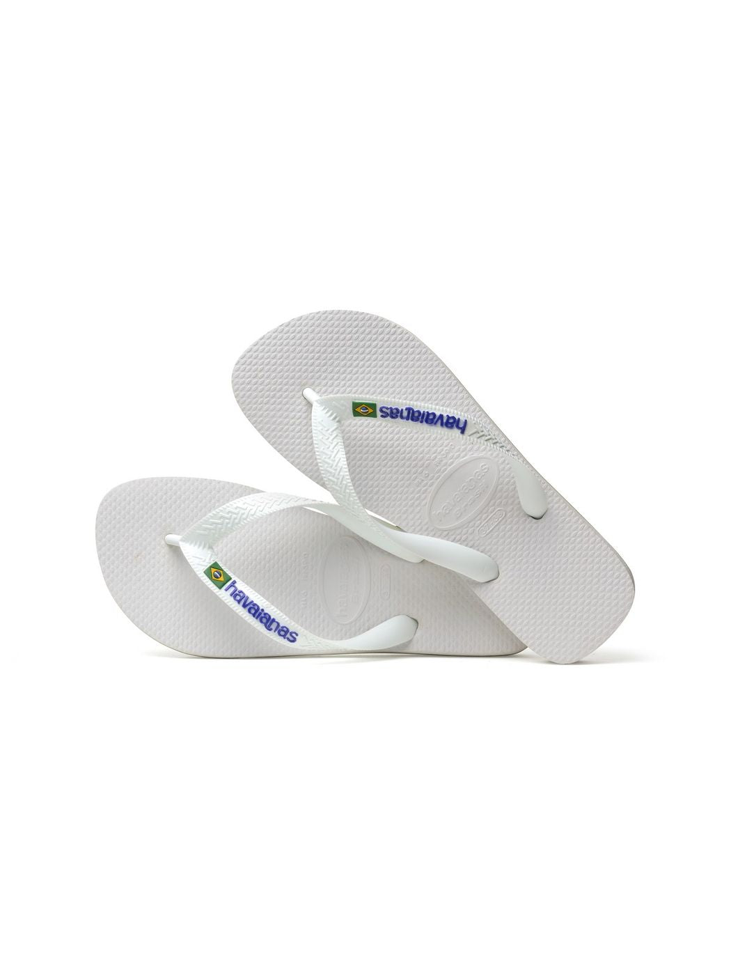 Havaianas Unisexe flit adulte hav. Brasil Logo 4110850.0001 blanc