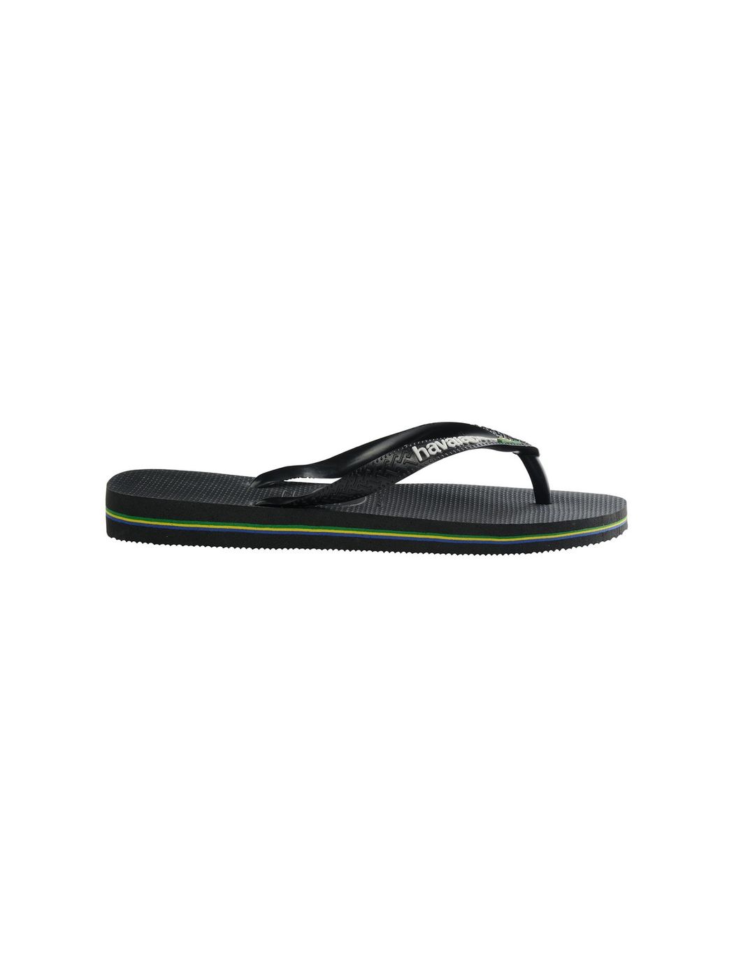 HAVAIANAS Tongs adultes unisexes Hav. Logo Brésil 4110850.1069 Noir