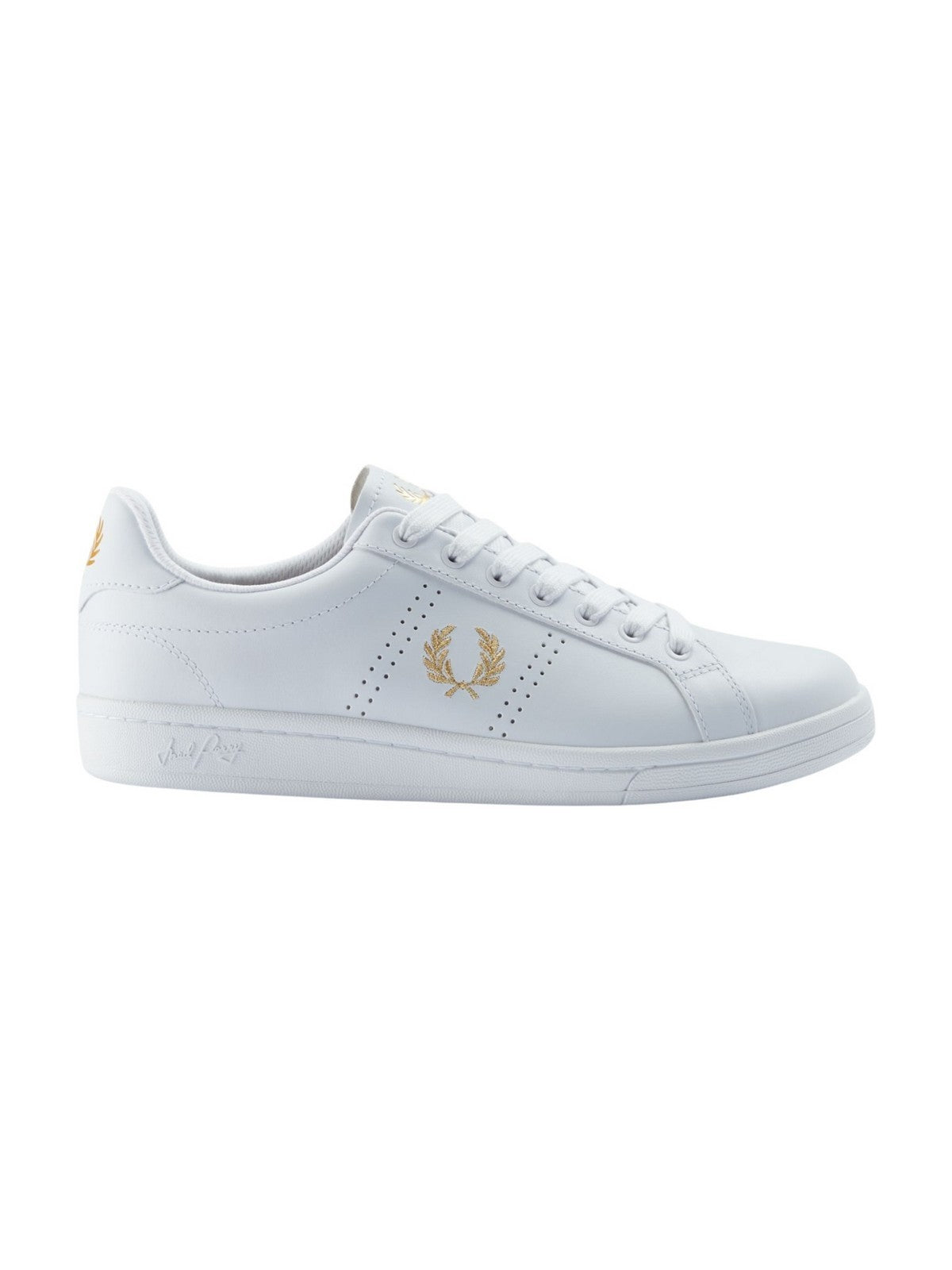FRED PERRY Sneaker Uomo FP B721 LEATHER FP-B6312-57 T31 WHITE/M GOLD