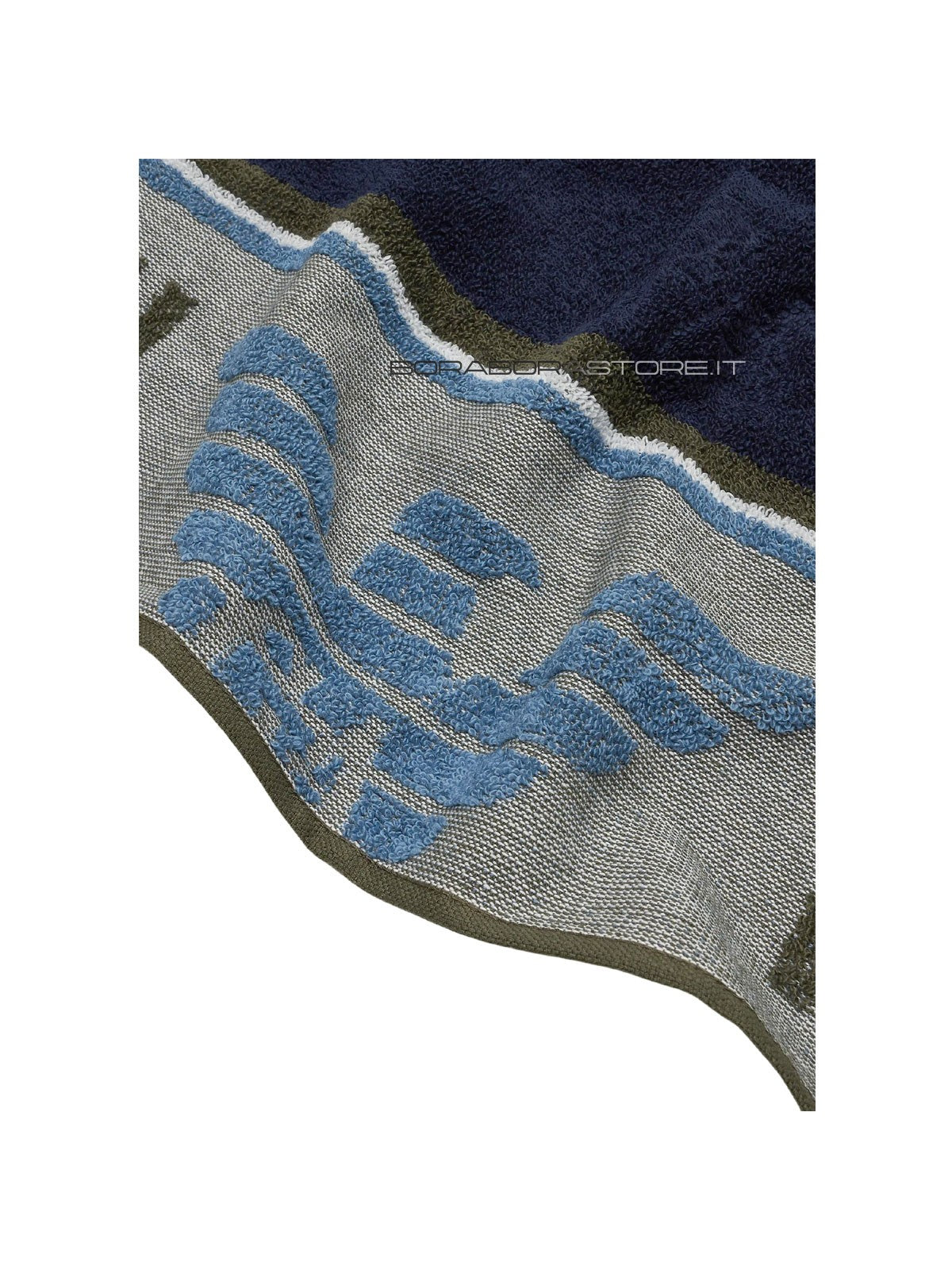 EMPORIO ARMANI Serviette de plage homme 231764 4R447 06935 Bleu