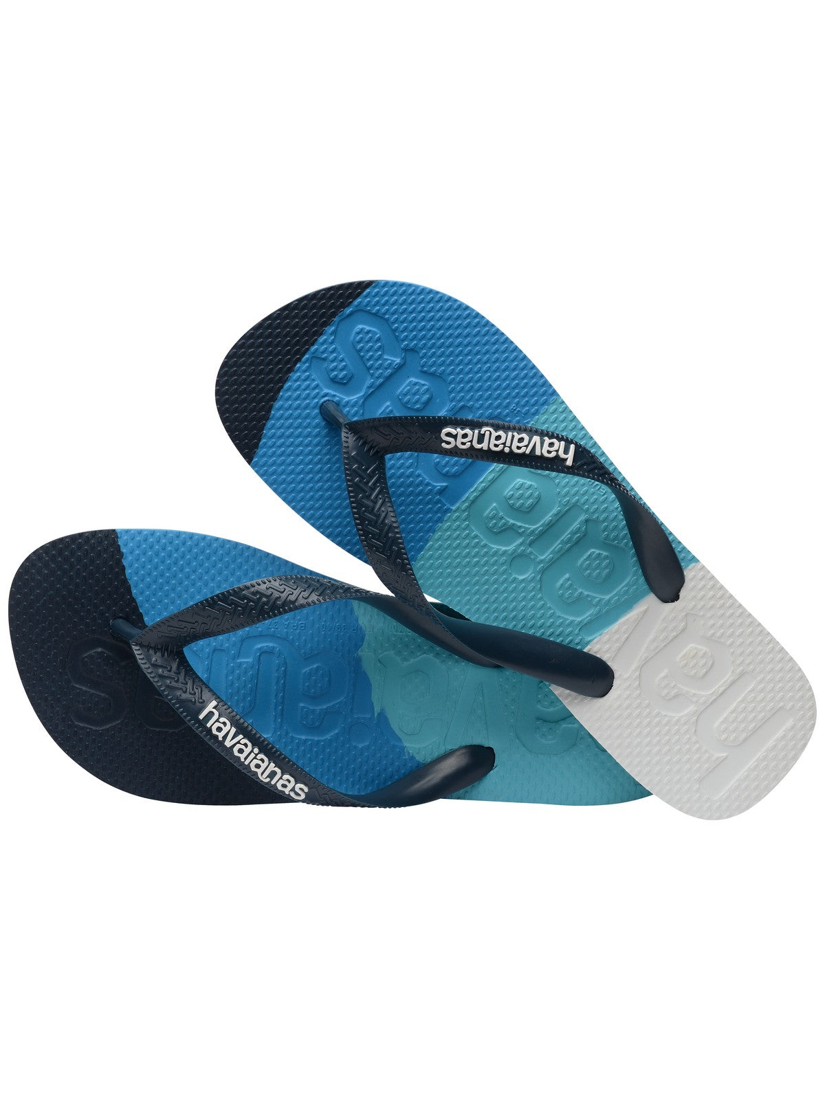 HAVAIANAS Infradito Uomo Hav. Top logomania colors II 4147526.5558 Blu gioboutiqueweb