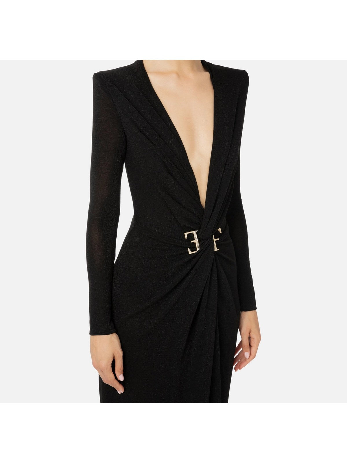 ELISABETTA FRANCHI Robe Femme AB72447E2 110 Noir