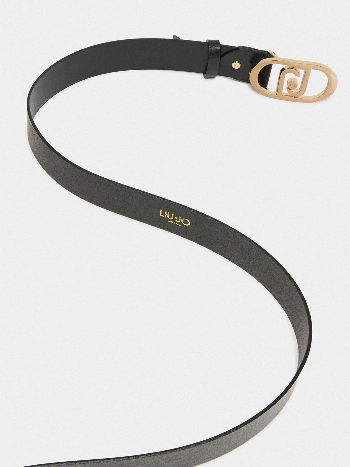 LIU JO ACCESSORIES Cintura Donna  AF5242P0062 B1848 NERO/BRASS GOLD