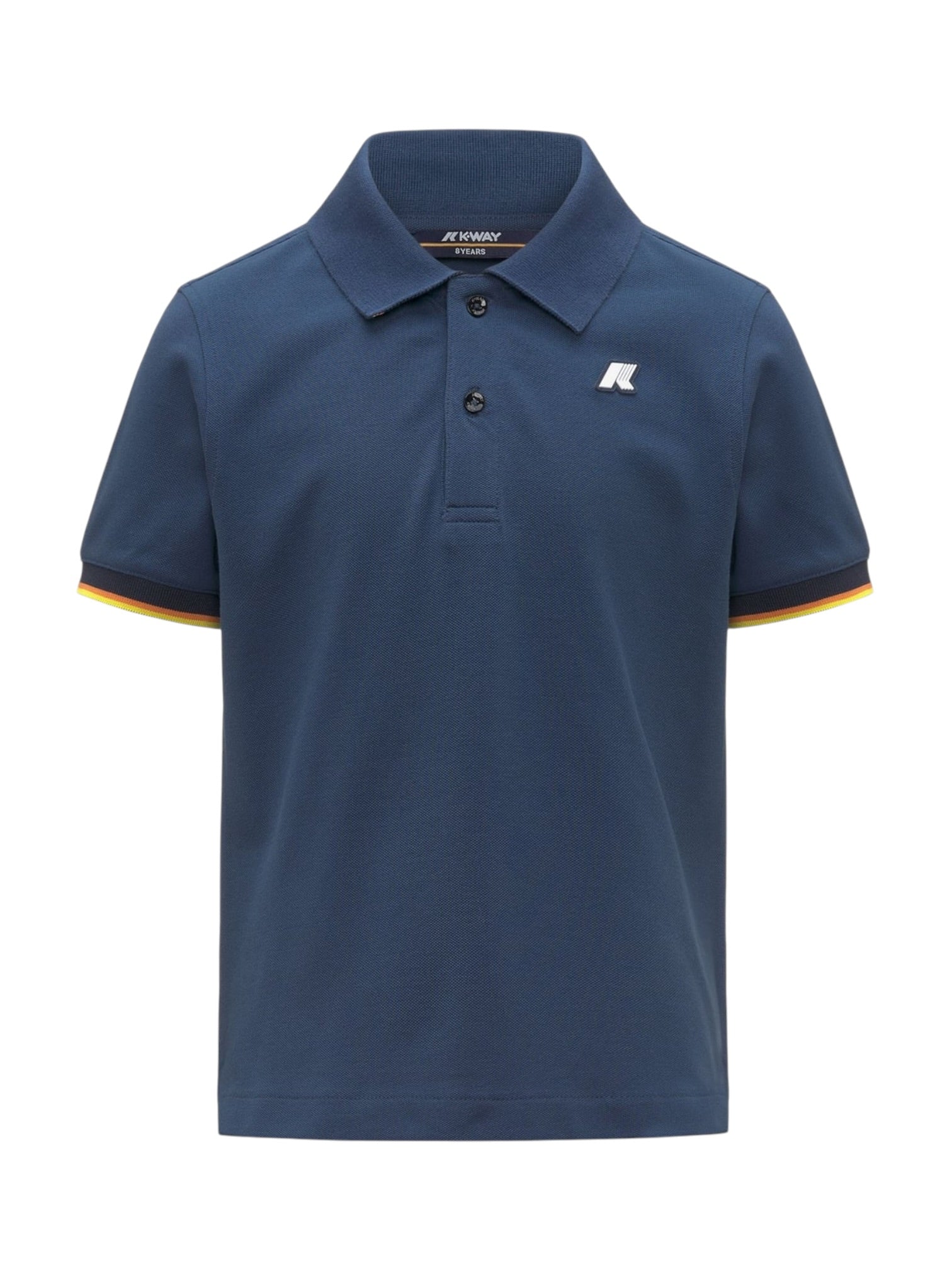 K-WAY KIDS Polo Bambini e ragazzi P. VINCENT PIQUE K6126LW B67 Blue Insignia