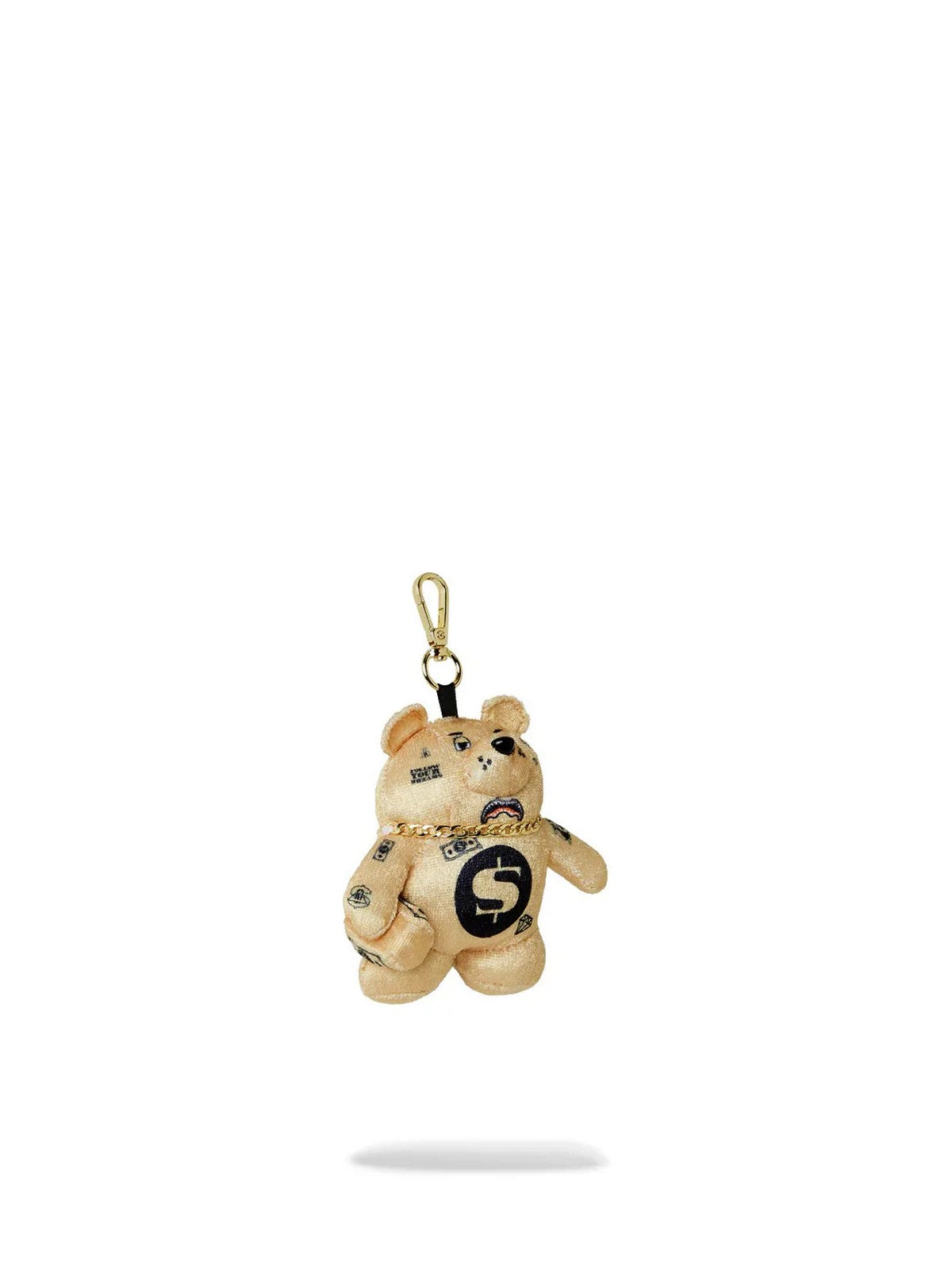 SPRAYGROUND Portachiavi Uomo GOLD RUSH BEAR KEYCHAIN 910K0607NSZ ORO gioboutiqueweb