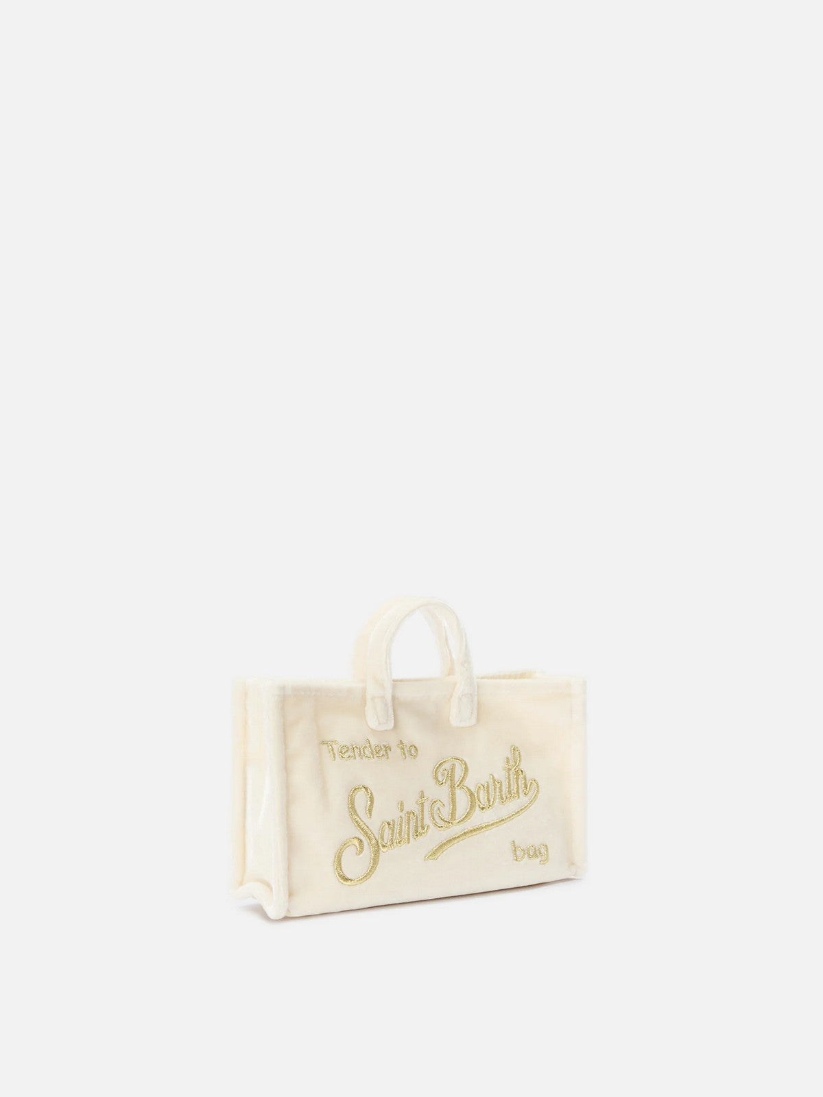 MC2 SAINT BARTH Pochette Donna  PHONE BAG VELVET 01346I 10OR EMB