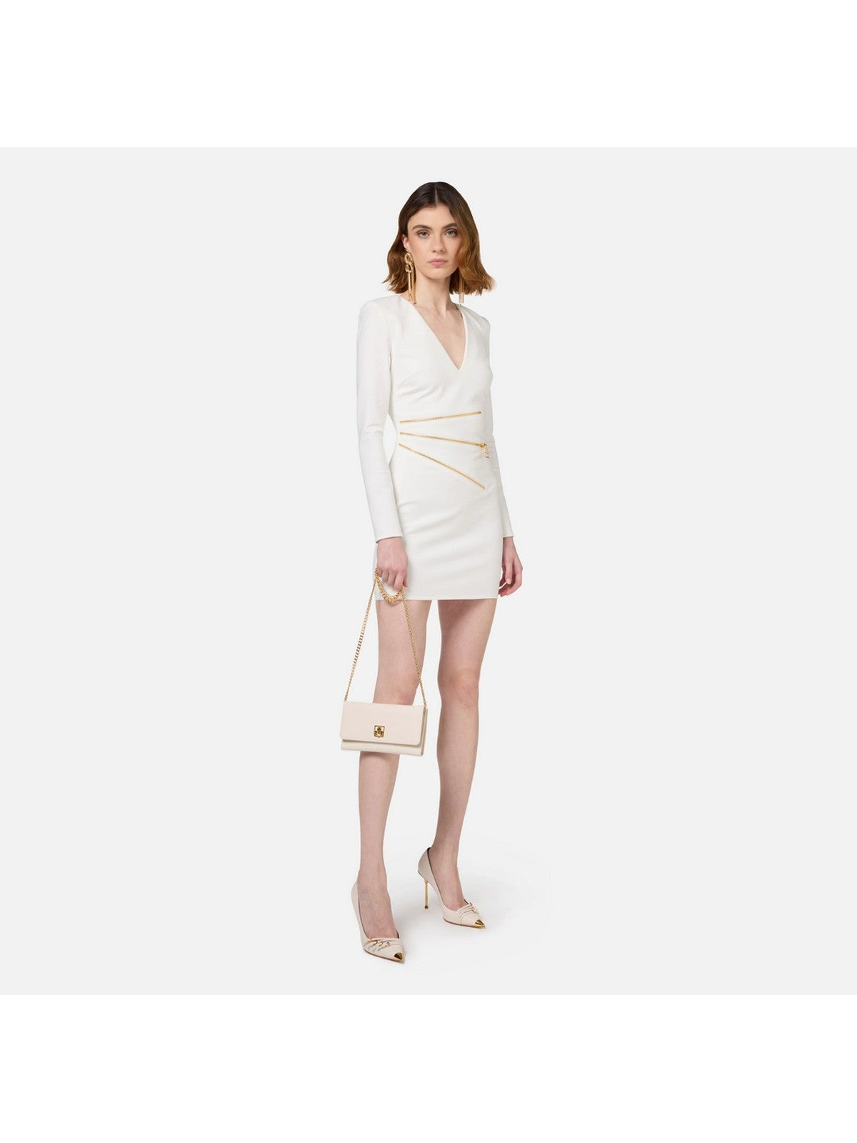 ELISABETTA FRANCHI Portefeuille féminin PF04A46E2 193 blanc