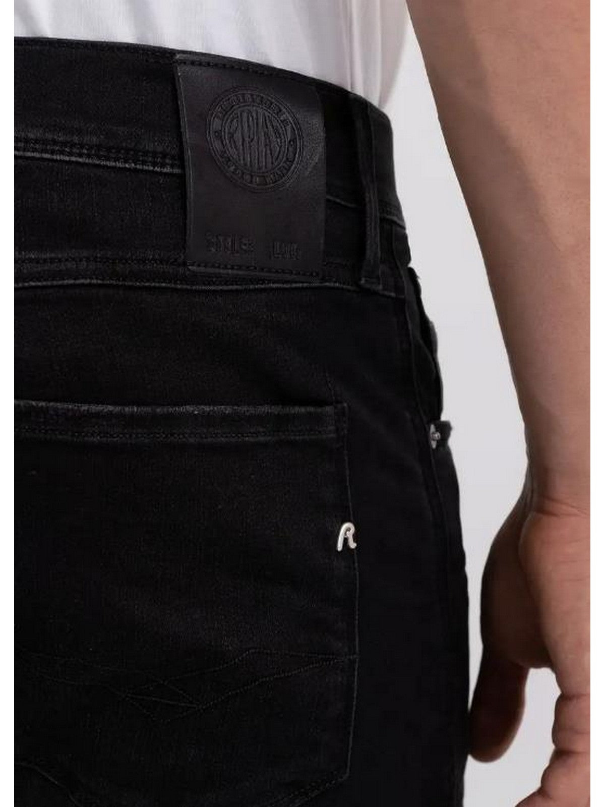 REPLAY Jeans Uomo ANBASS M914032661E01 098 BLACK