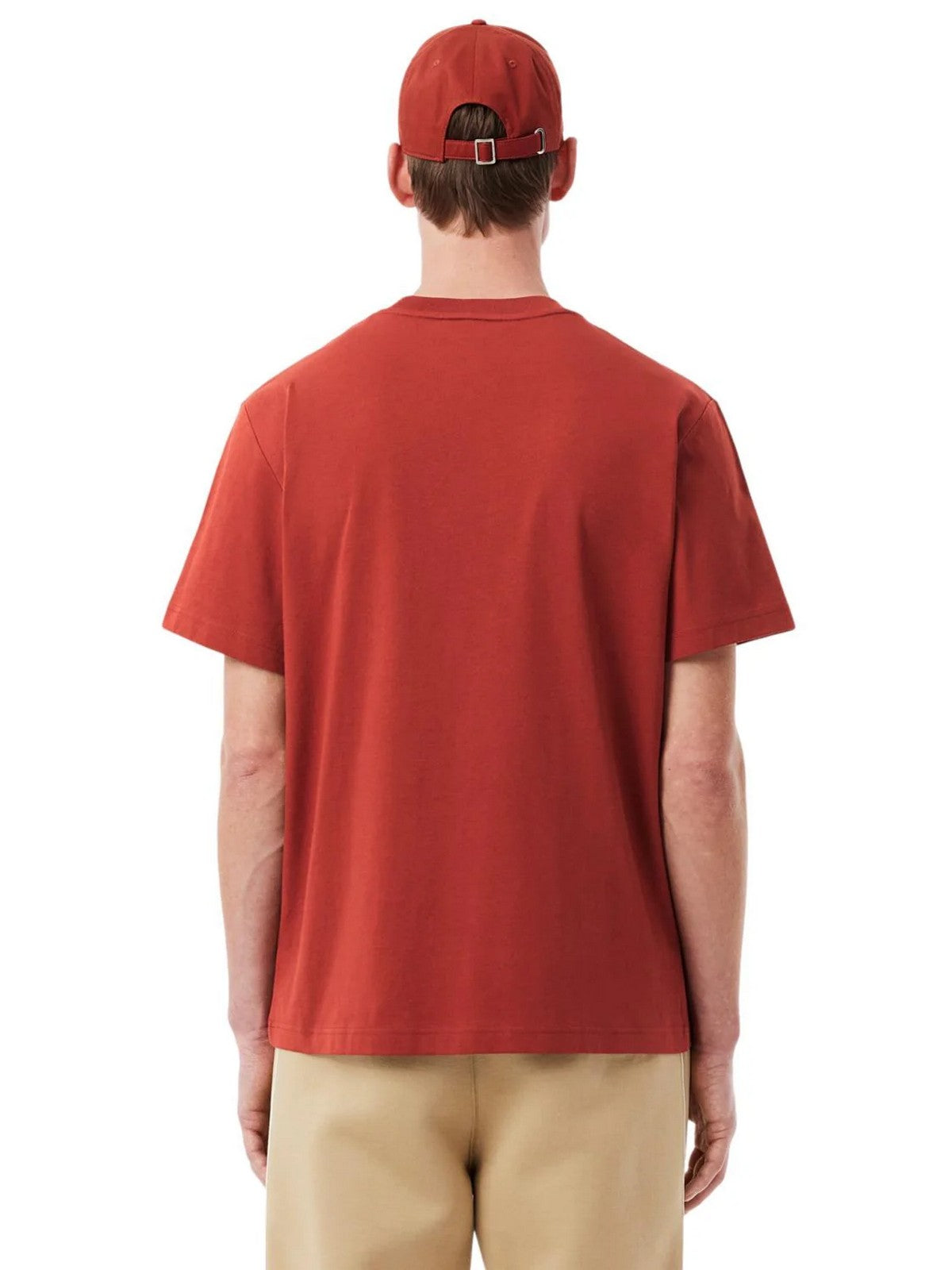 LACOSTE T-shirt Uomo  TH6709 AFS Rosso gioboutiqueweb
