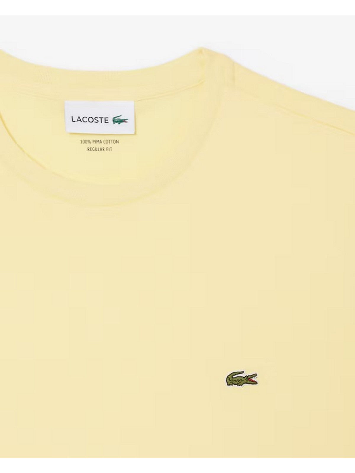 LACOSTE T-shirt Uomo  TH6709 107 Giallo