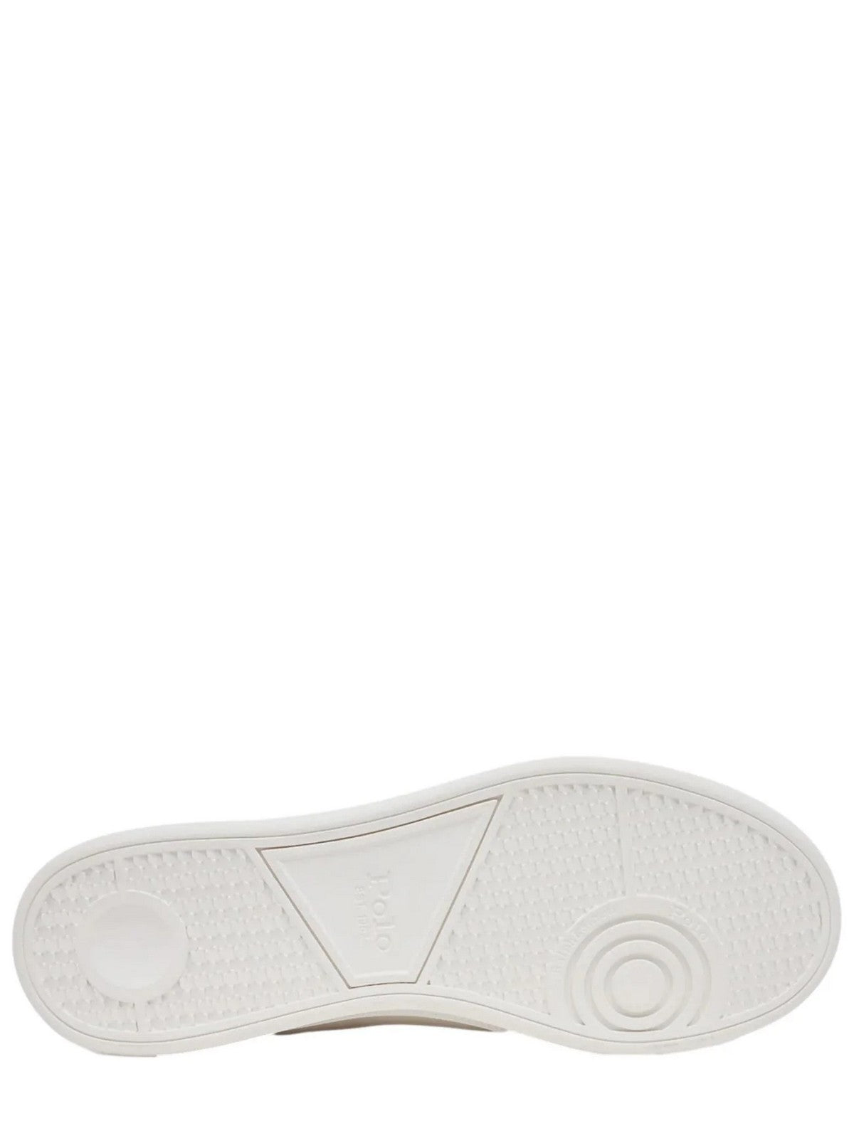 POLO RALPH LAUREN Sneaker Uomo HRT CRT II-SNEAKERS-LOW TOP LACE 809968172 001 DECKWASH WHITE/NAVY