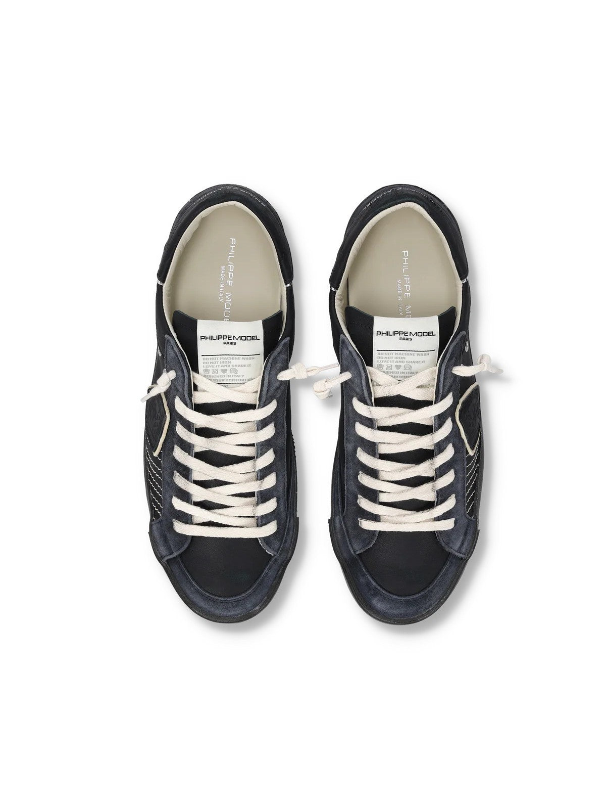 PHILIPPE MODEL Sneaker Uomo Prsx Low Man PRLU XP09 MIXAGE POP_NOIR NOIR