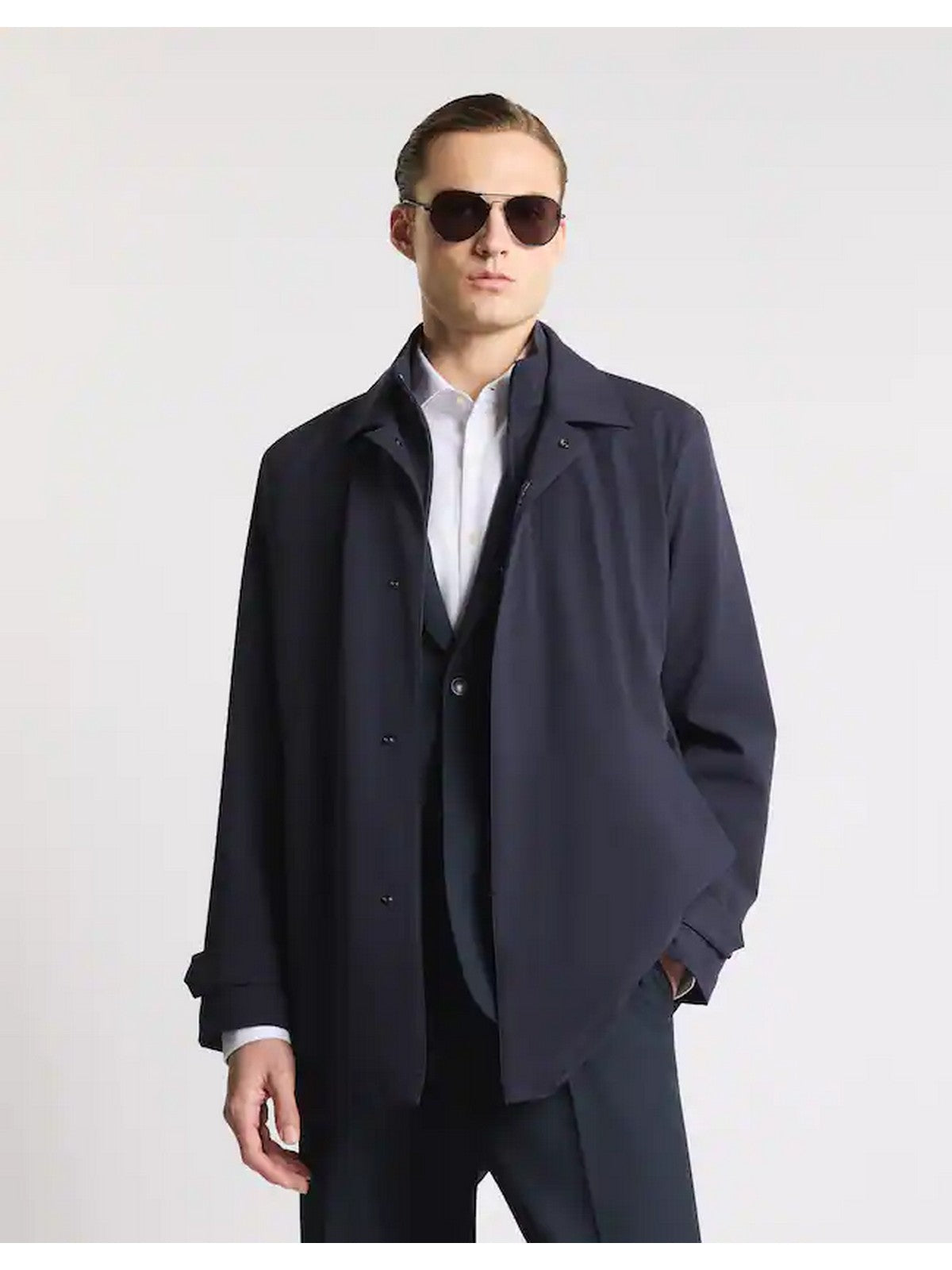 FAY Cappotto Uomo  NAM6152005SVUWU807 BLU NAVY