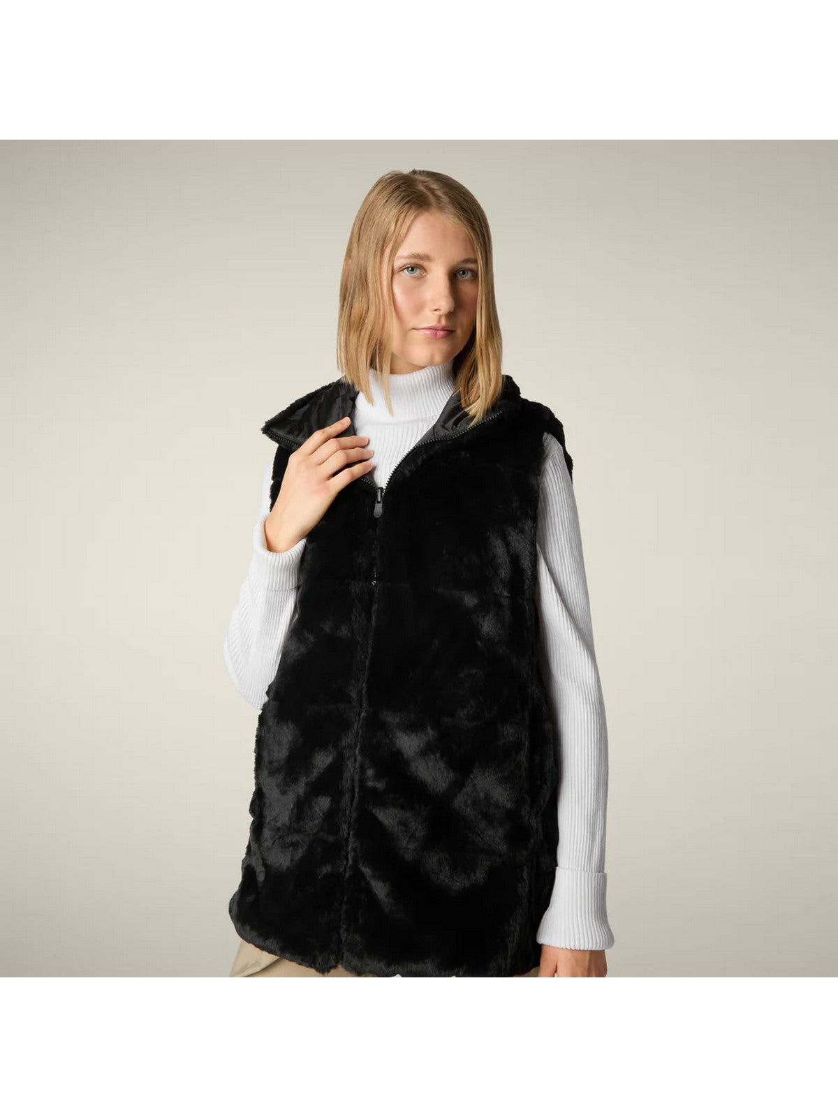 SAVE THE DUCK Gilet Donna NIVES D82493W FURY21 10000 BLACK