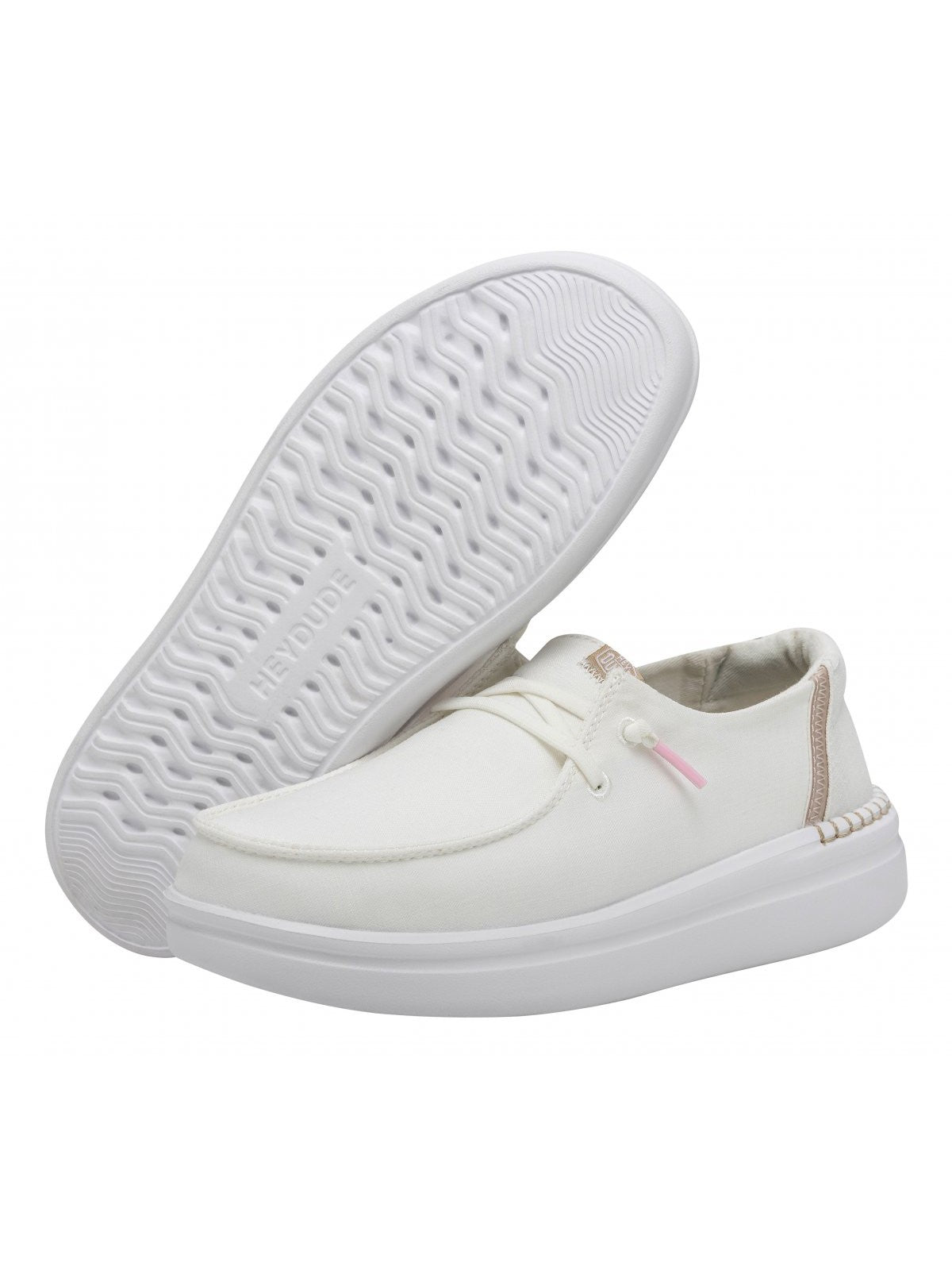 HEY DUDE Mocassins Femme Wendy Rise W HD.40074 1K8 Blanc