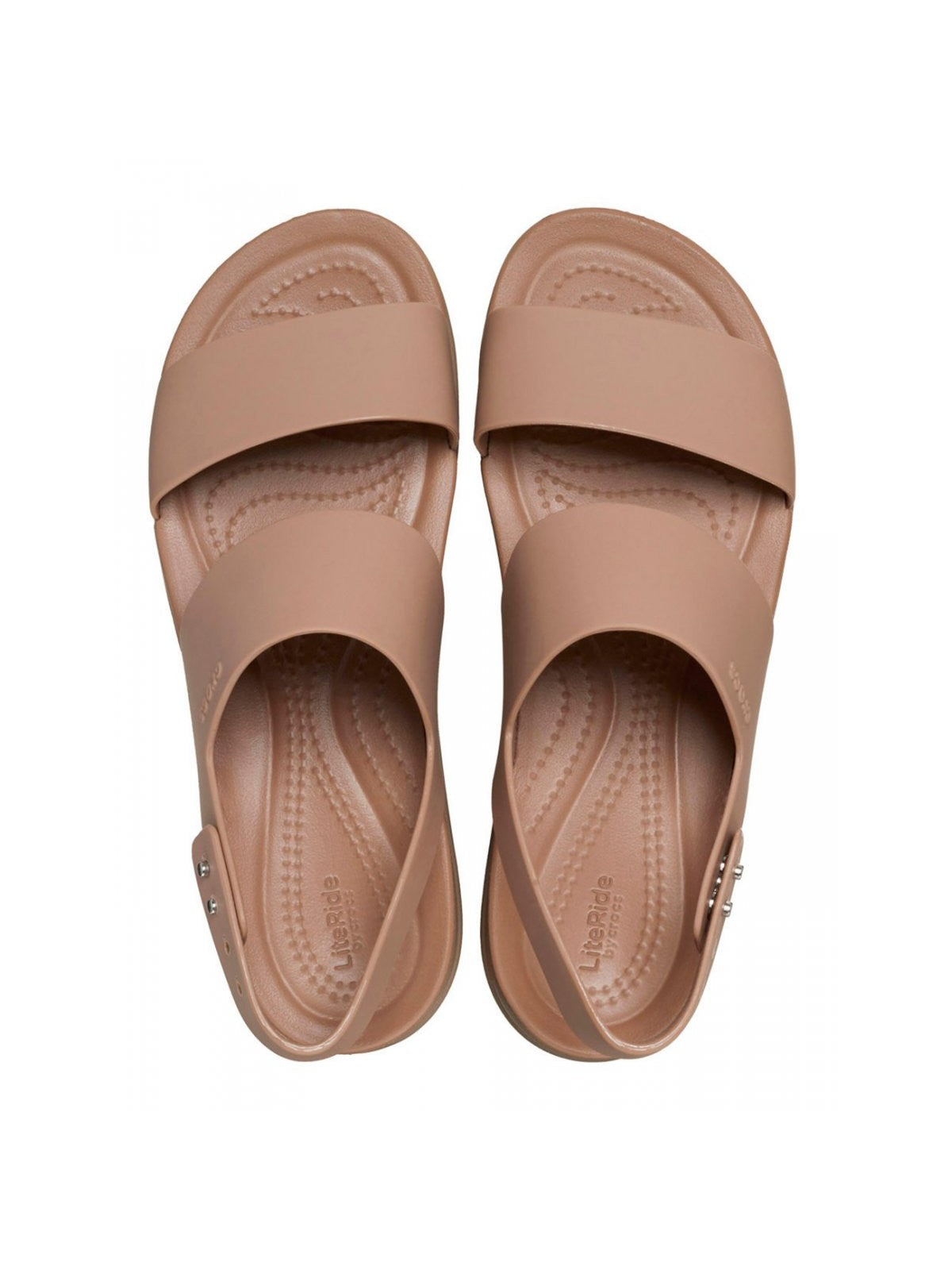 CROCS Sandalo Donna Crocs Brooklyn Low Wedge W 206453 2EL LATTE/MUSHRO gioboutiqueweb