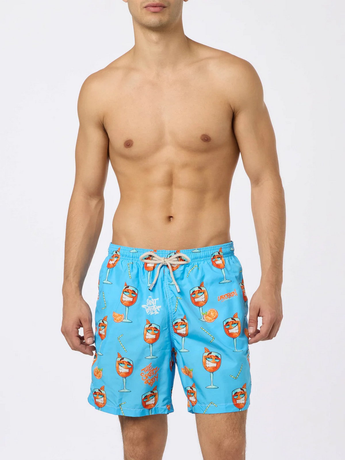 MC2 SAINT BARTH Costume da bagno Uomo  LIGHTING 02993H Blu gioboutiqueweb