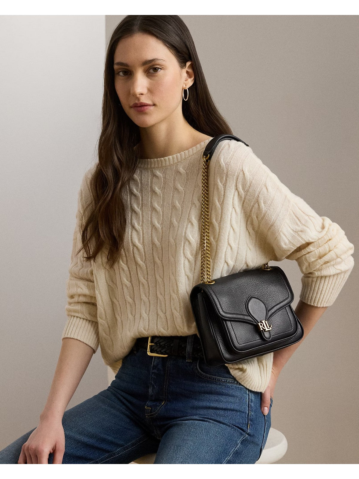 LAUREN RALPH LAUREN Borsa Donna  431974552 001 BLACK