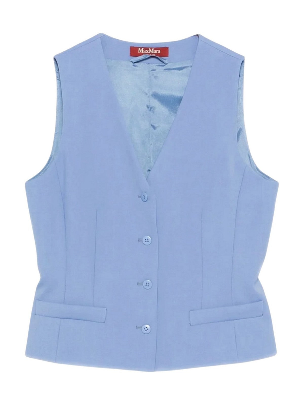 MAX MARA STUDIO Gilet Donna MSTMADIA 2616151011600 011 AZZURRO