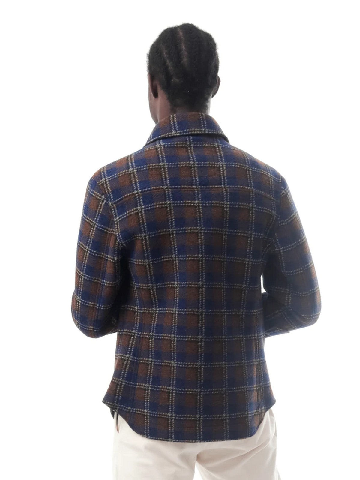 BOB Giacca Uomo  A23PERCY373 T373 VAR1 BLU/MARRONE