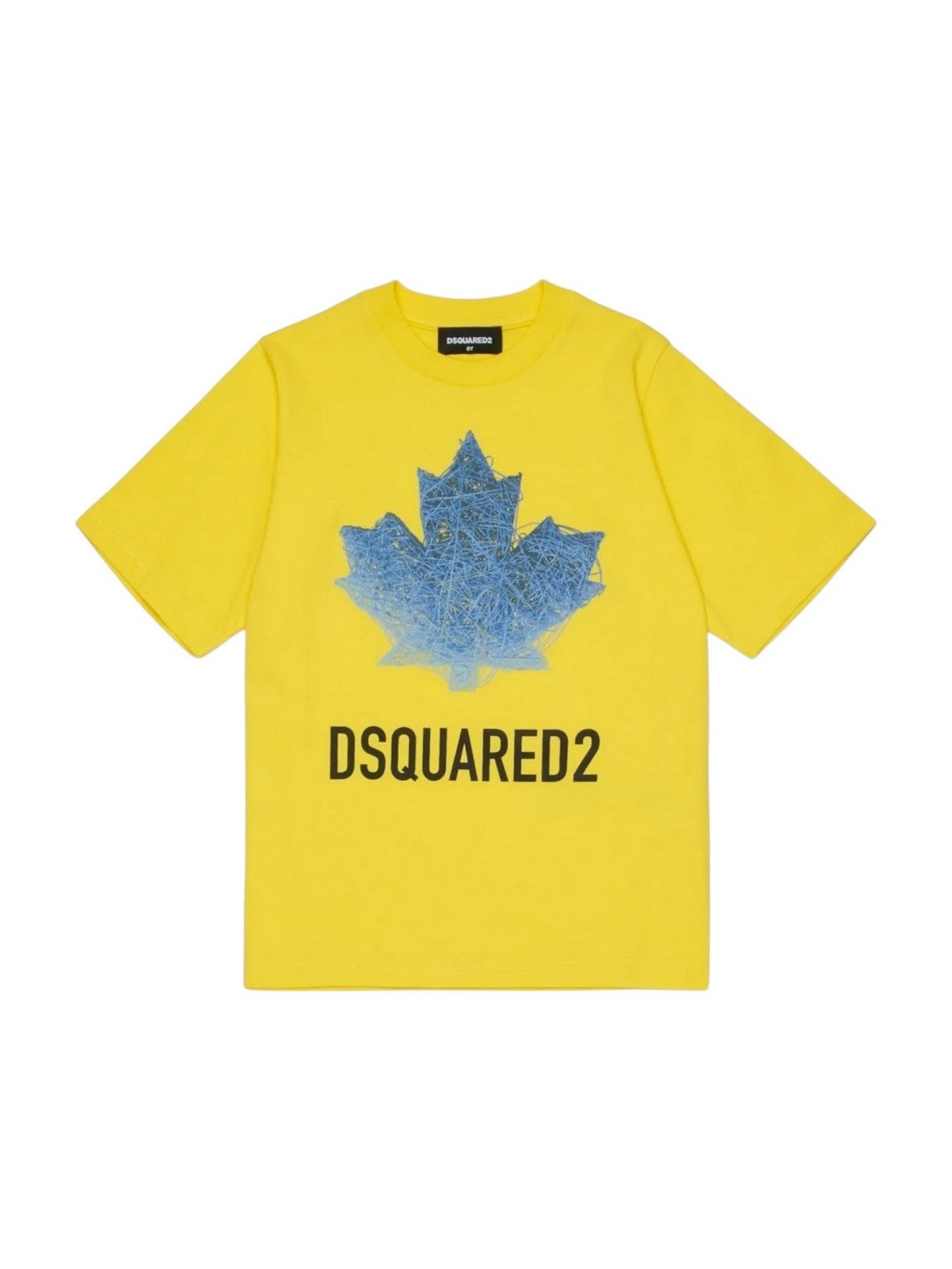 DSQUARED2 KIDS T-shirt Unisex bambino  DQ3176 D00XM DQ220 VIBRANT YELLOW