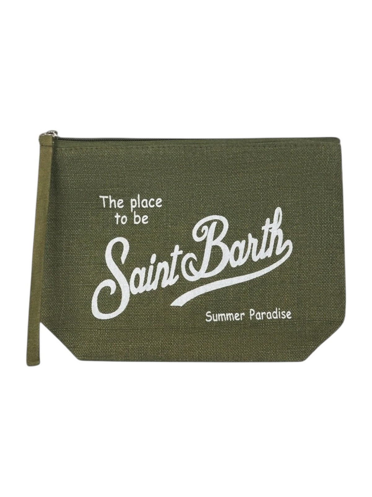 MC2 SAINT BARTH Pochette Donna  ALINE LINEN 00144L LINEN 52 MILITARY