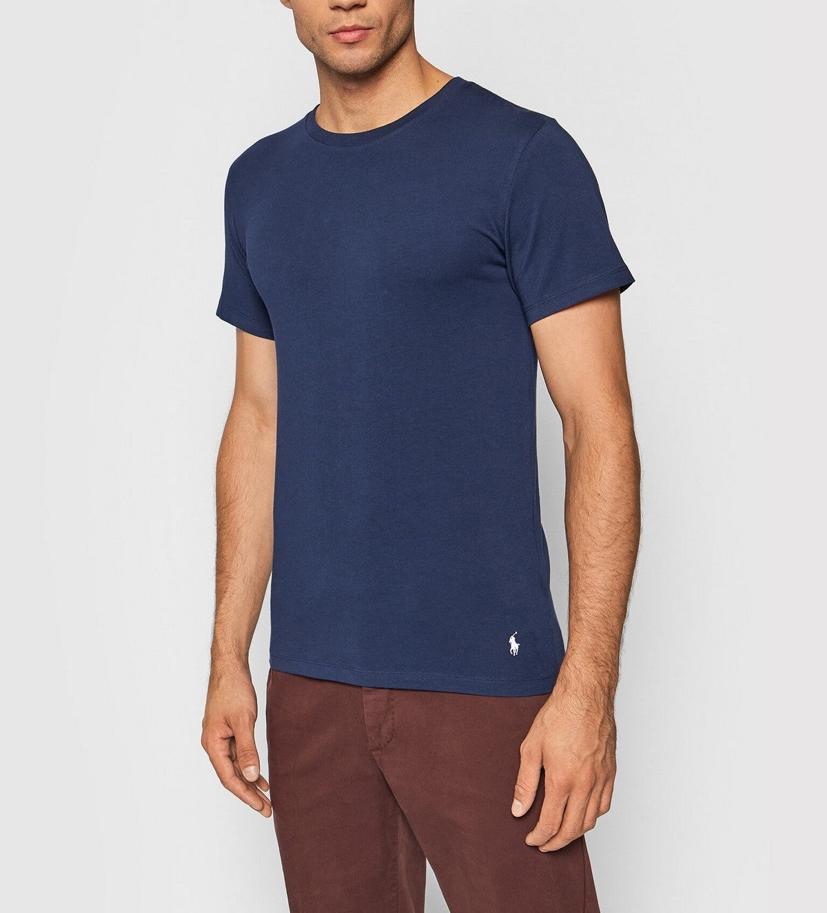 POLO RALPH LAUREN T-shirt Uomo CLASSIC-2 PACK-CREW UNDERSHIRT 714835960 004 2PK NAVY/NAVY