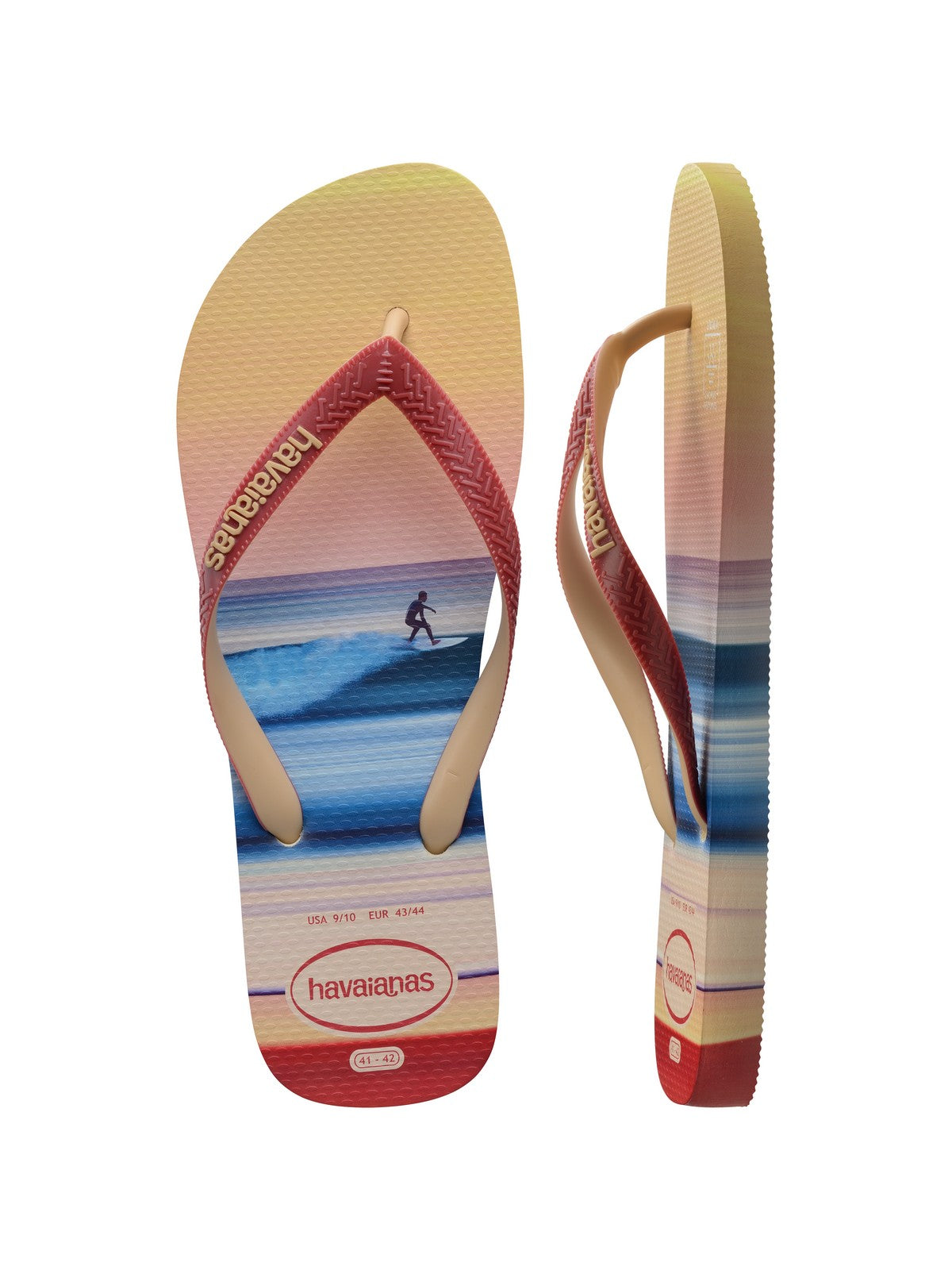 HAVAIANAS Tongs pour hommes Hav. Top Surf Sessions 4149094.0121 Beige