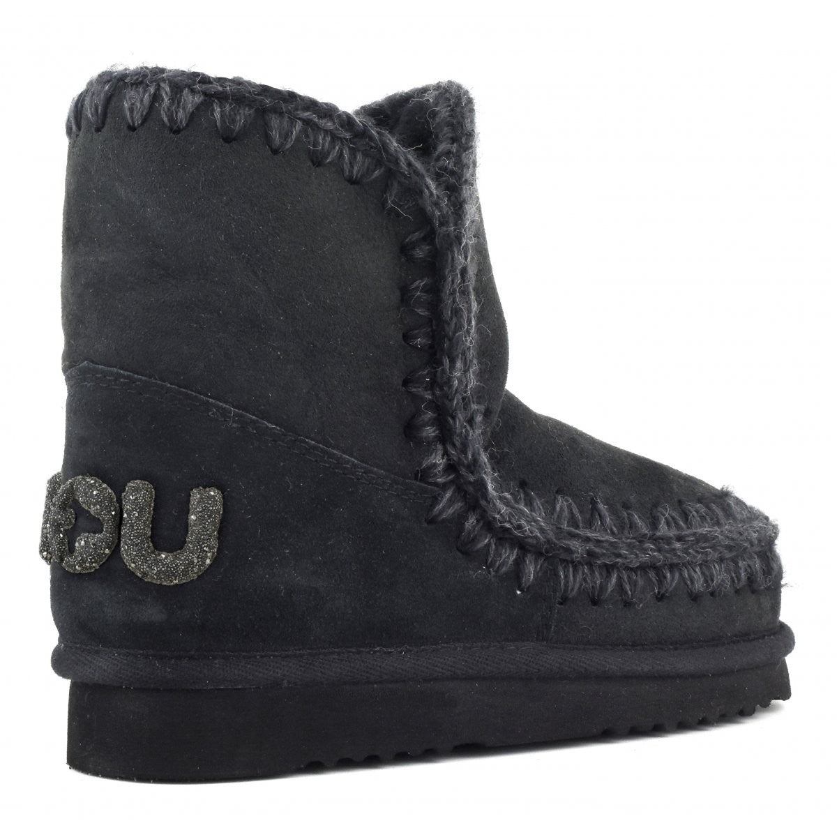 MOU Stivali e Stivaletti Donna ESKIMO 18 GLITTER LOGO MU.FW101050A BKBK BLACK